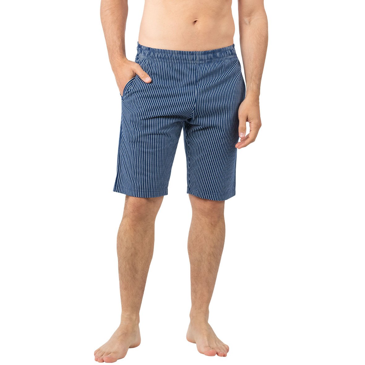 Men's short organic cotton V-neck pajamas by Eminence EMINENCE Multicolored