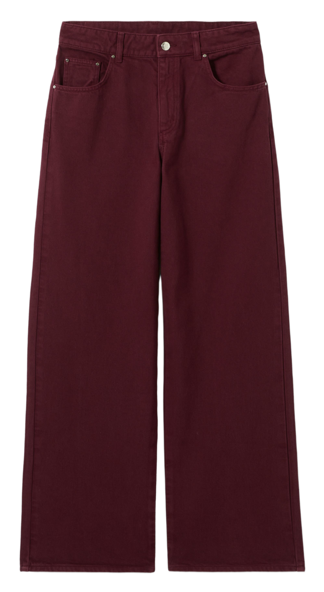 Jean large en coton CLAUDIE PIERLOT Rouge