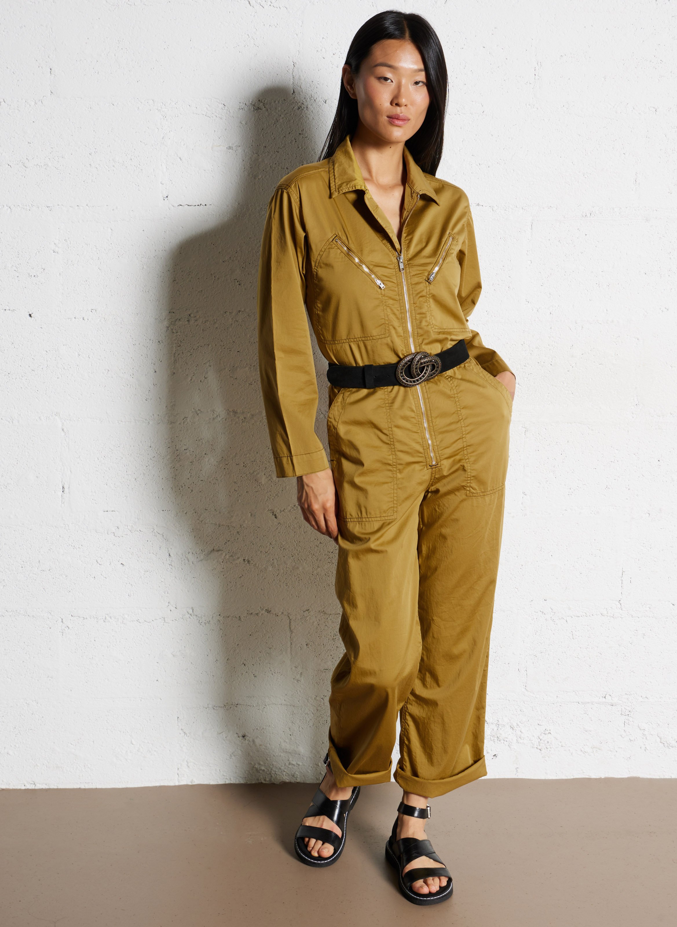 Ceinture en cuir MAISON 123 Noir