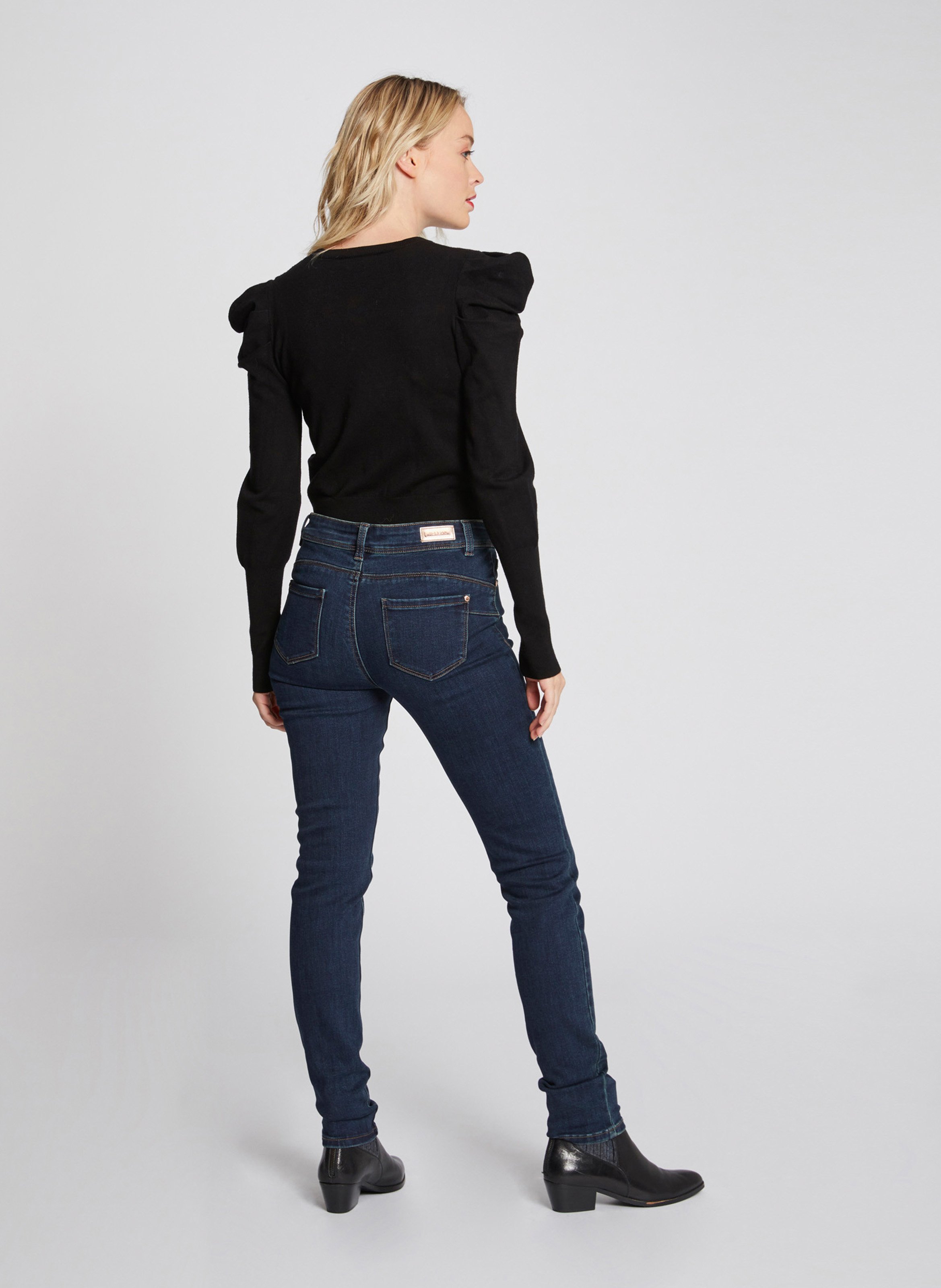 5 Pocket Slimfit-Jeans MORGAN Blau