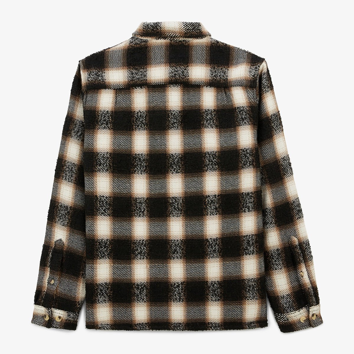 Checked overshirt SERGE BLANCO Black
