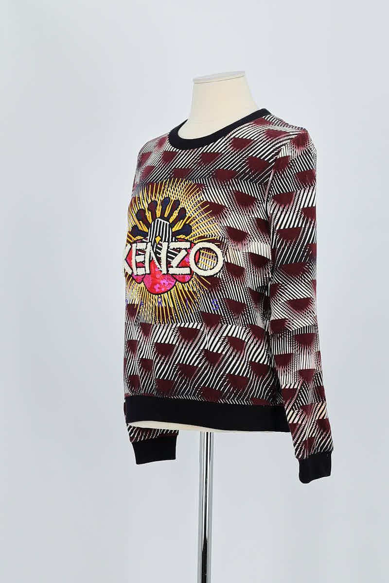 Cotton sweatshirt KENZO - SECONDE MAIN Brown