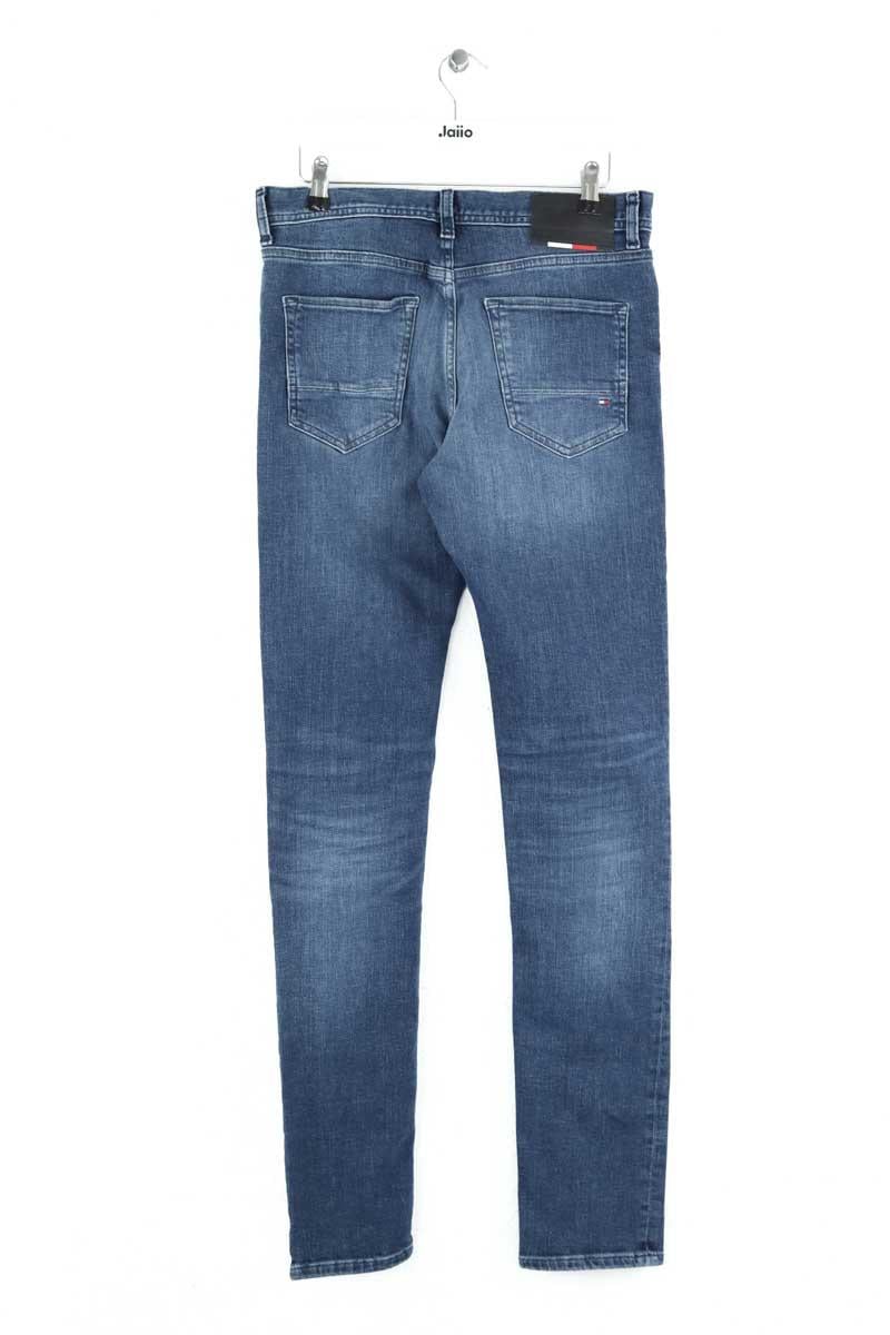 Cotton straight jeans TOMMY HILFIGER - SECONDE MAIN Blue