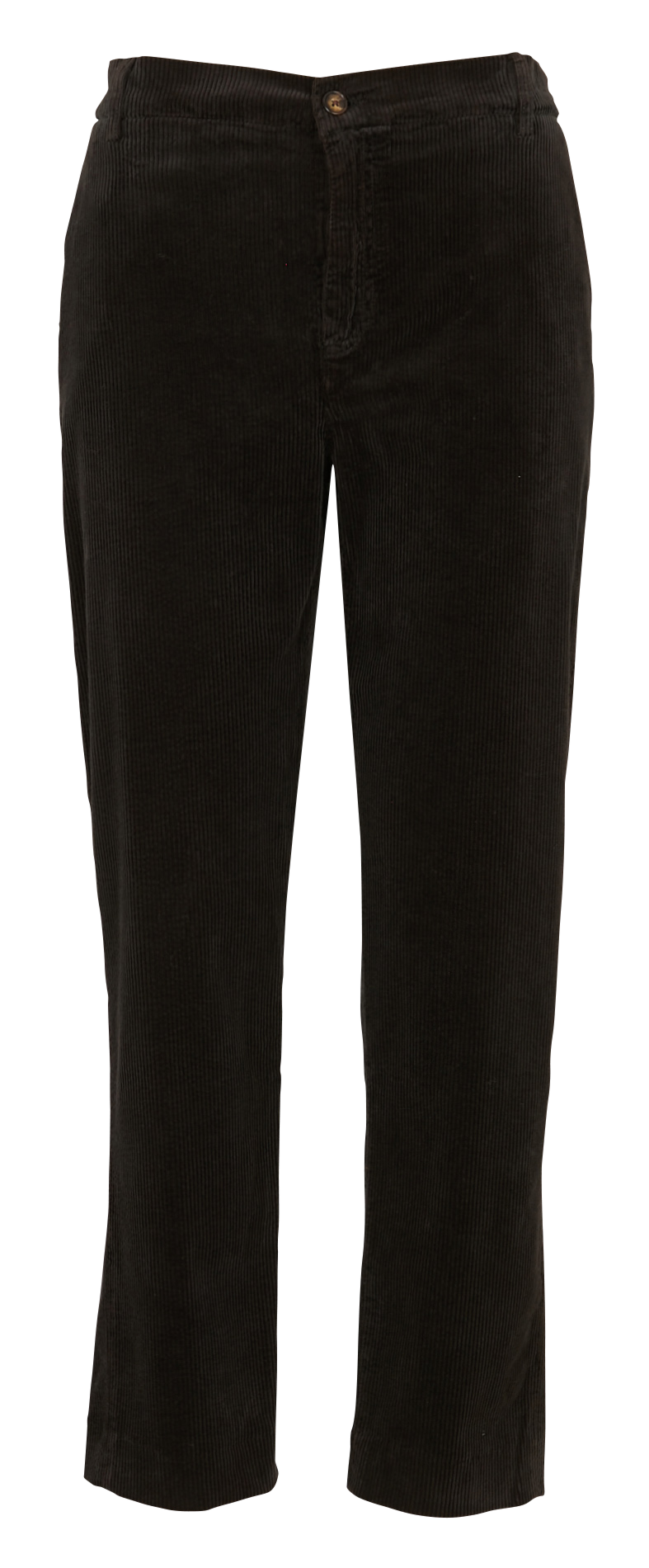 Pantalon droit en velours côtelé HOD PARIS Noir