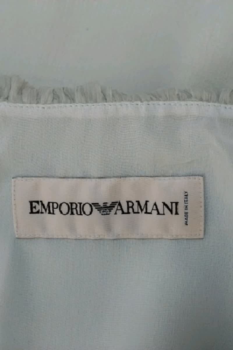 Azawood sleeveless top ARMANI - SECONDE MAIN Green