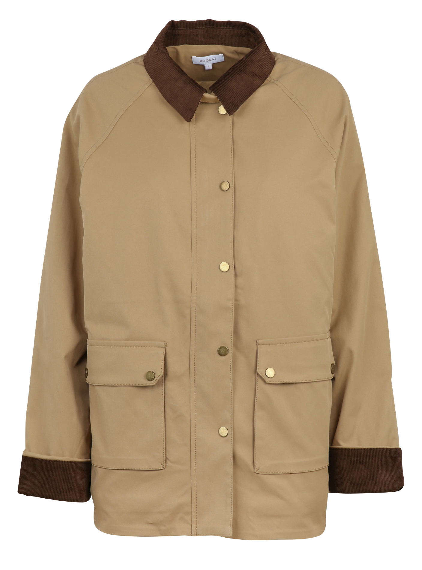 Blouson droit col classique KOOKAI Beige