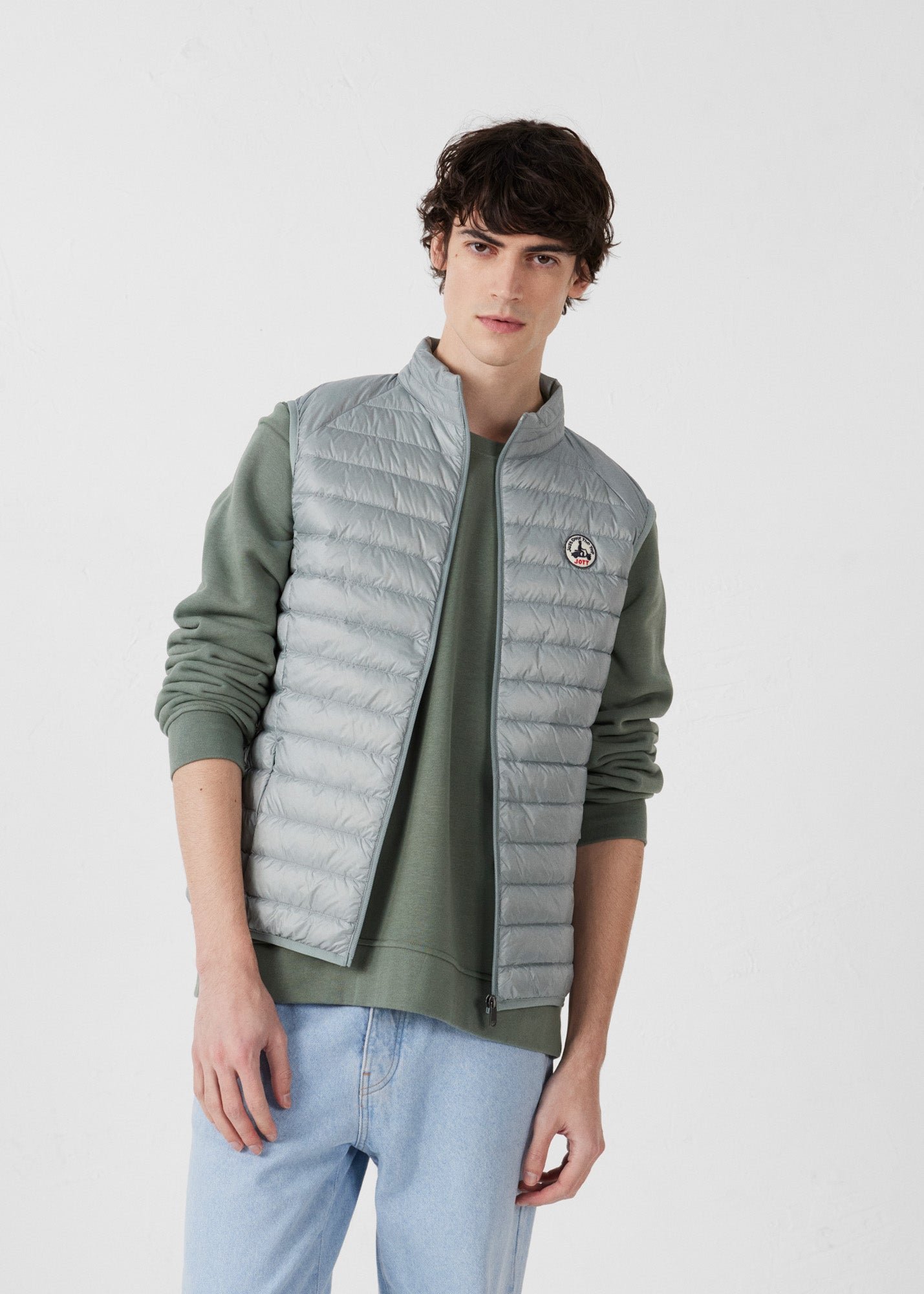 Doudoune sans manches tom JOTT Gris