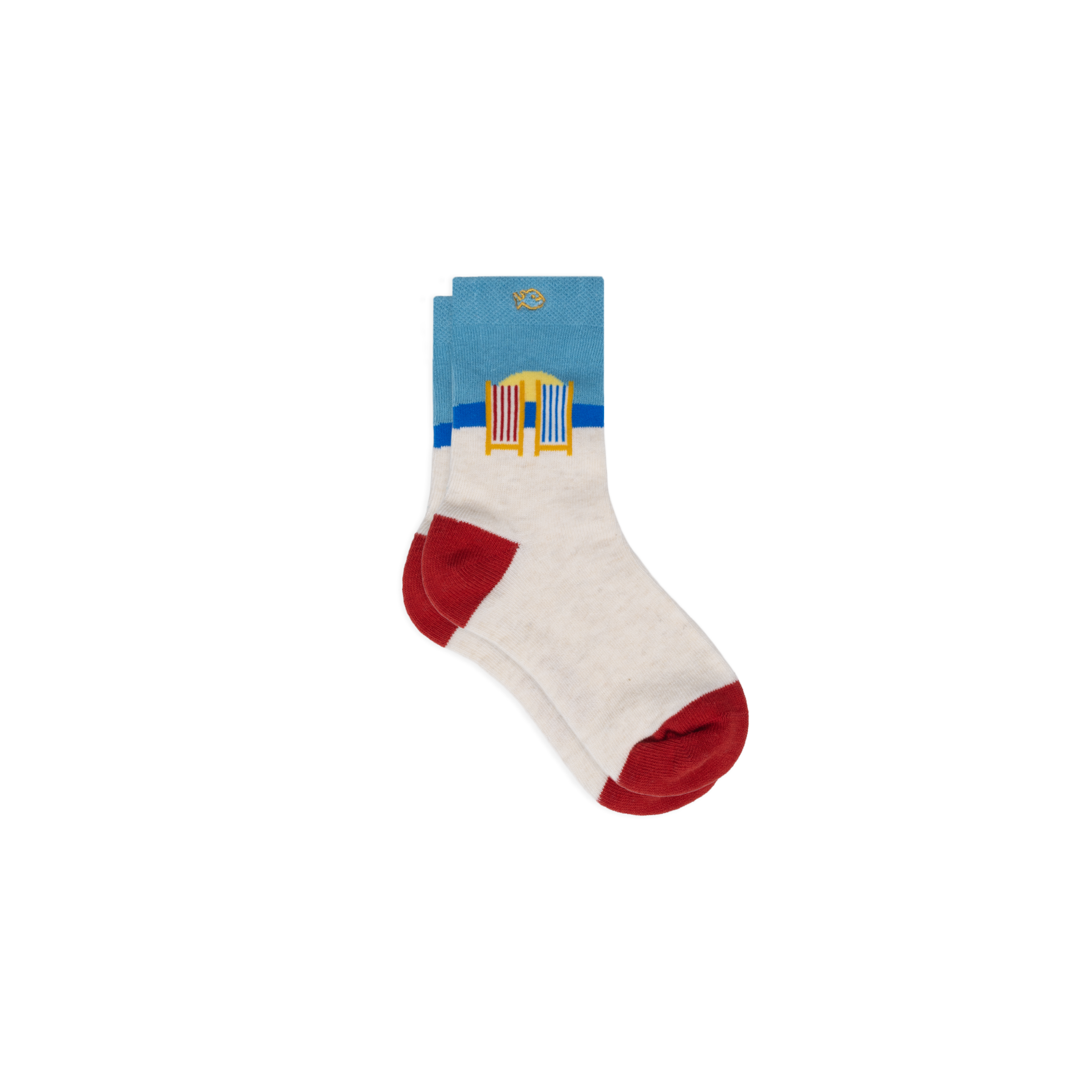 Patterned socks BILLYBELT White