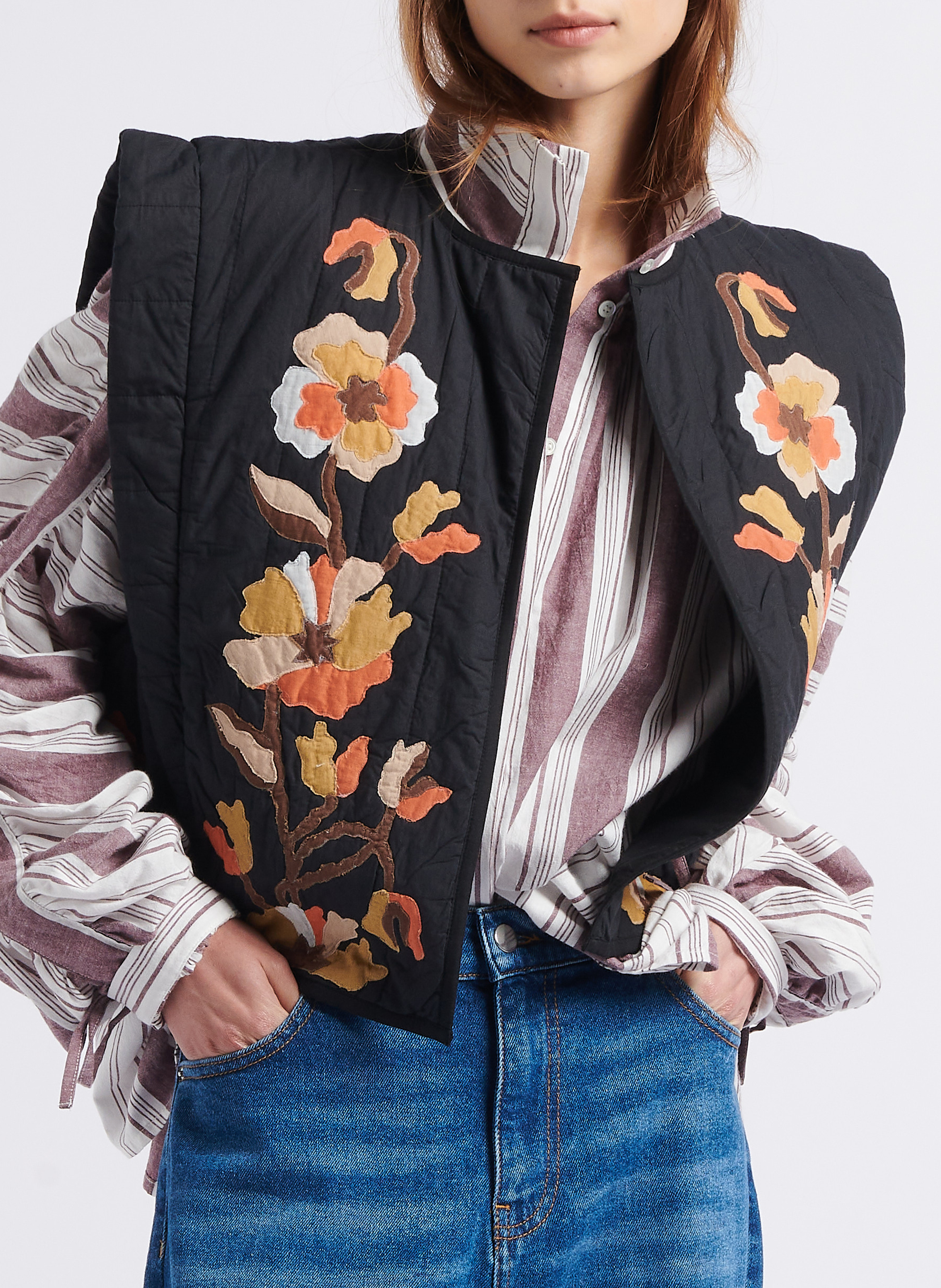 Kurzer Bolero aus gesteppter Baumwolle V DE VINSTER