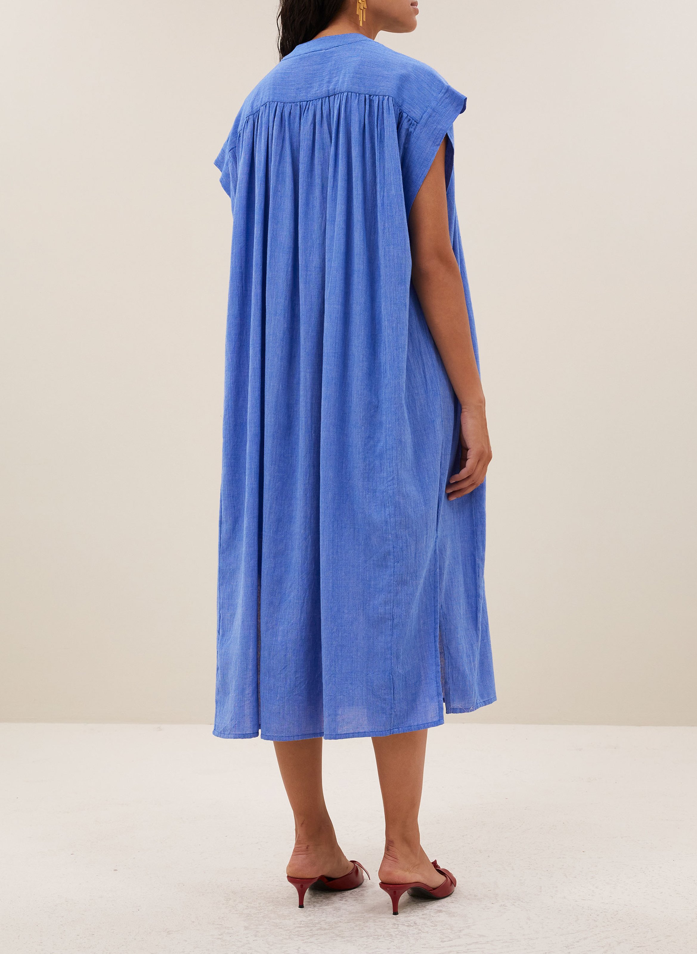 Lange jurk BY BAR Blauw