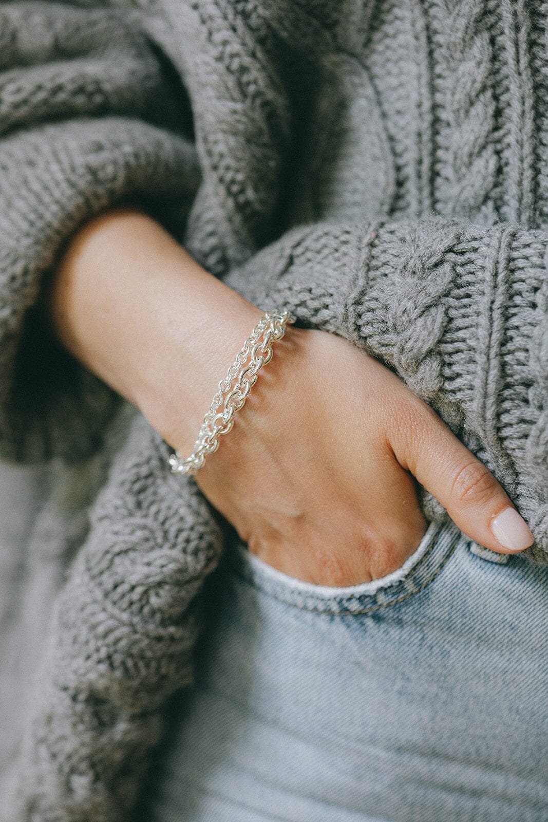 Fine gold bracelet MONSIEUR SIMONE Silver