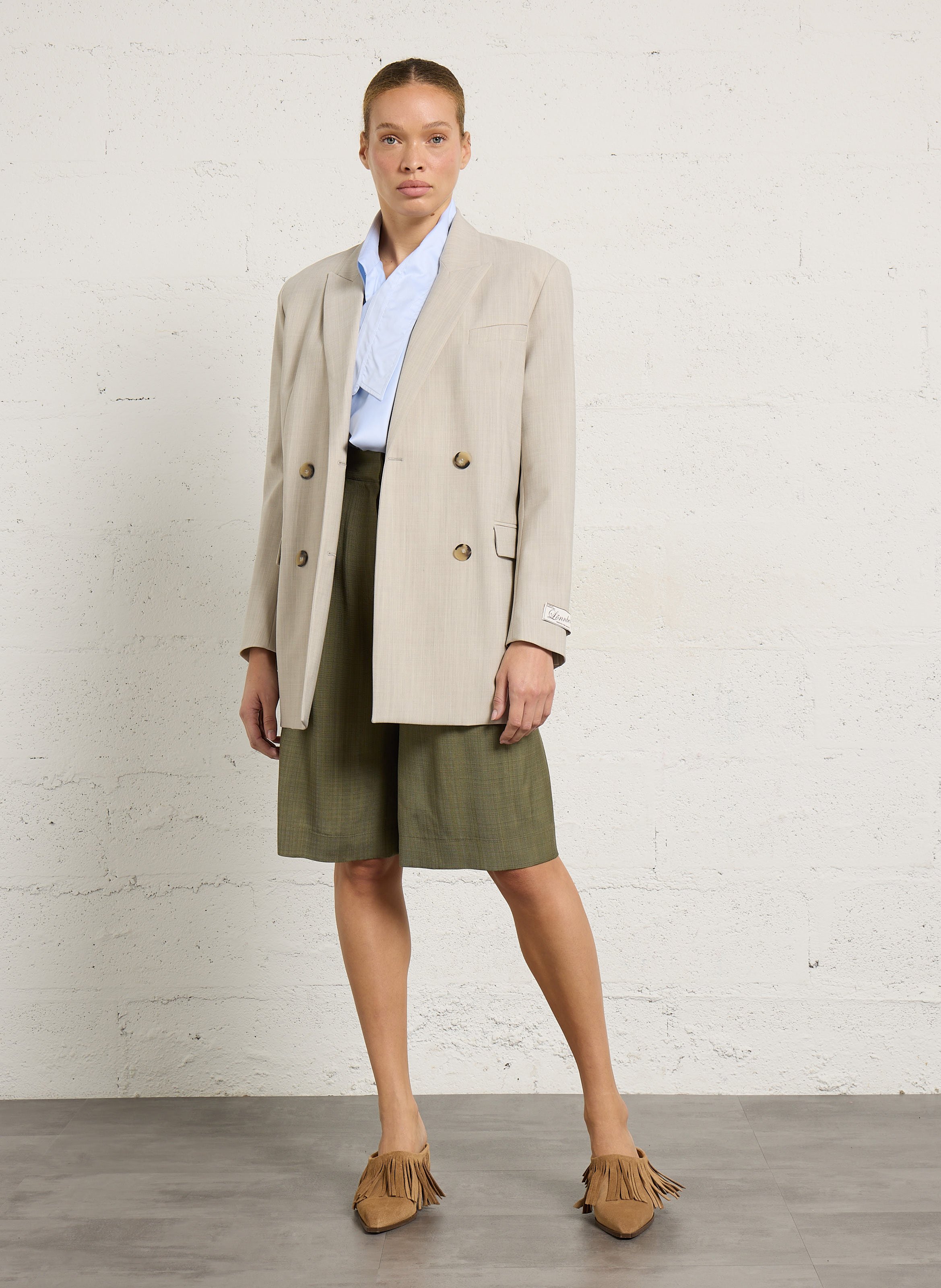 Slim-fit blazer | scheerwolblend MARGAUX LONNBERG