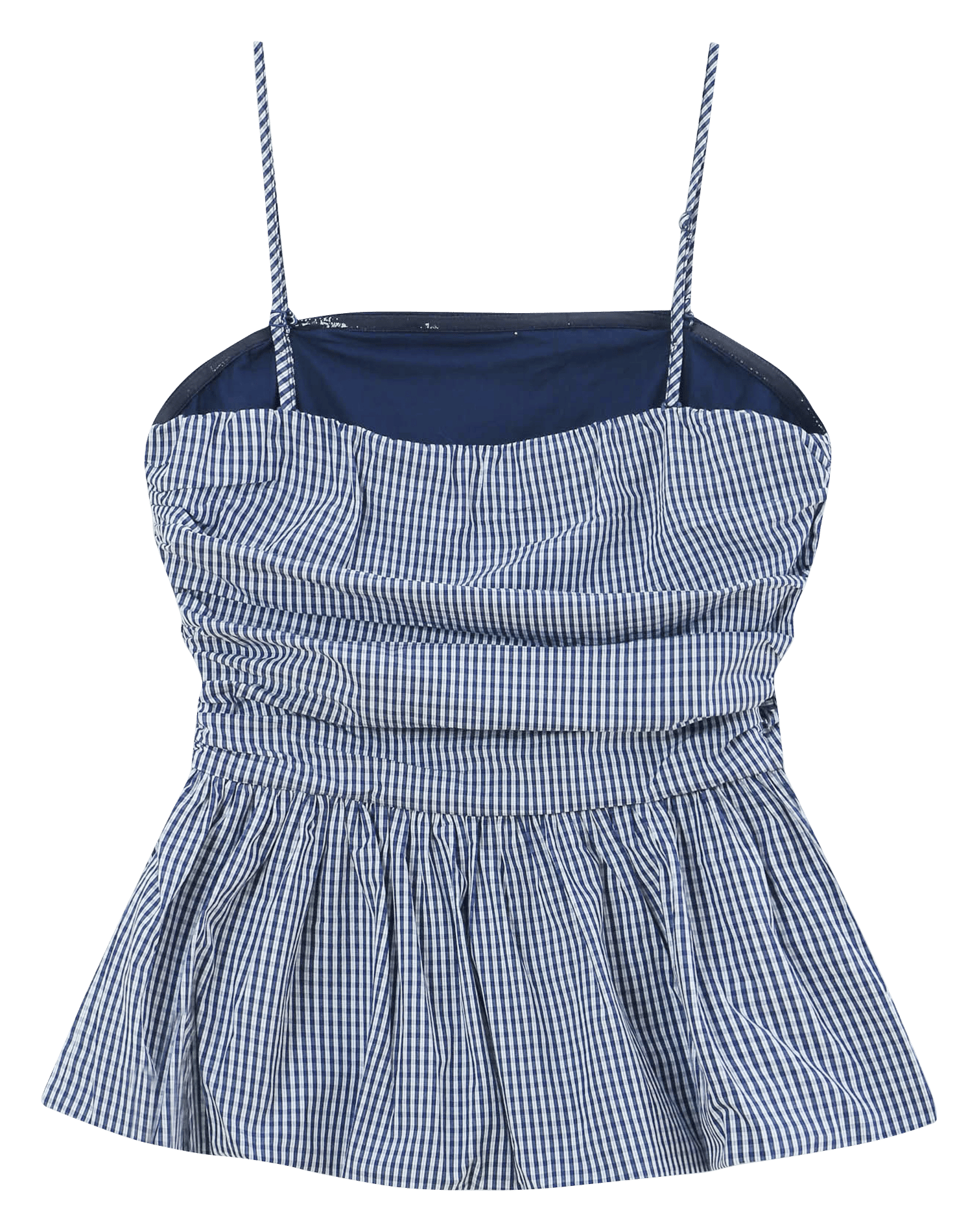 Top droit en coton imprimé GRACE ET MILA Bleu