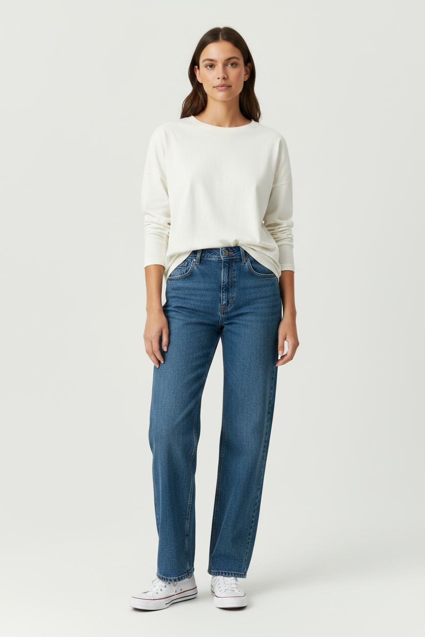 Cropped slim jeans with studs SEZANE - Seconde main Blue