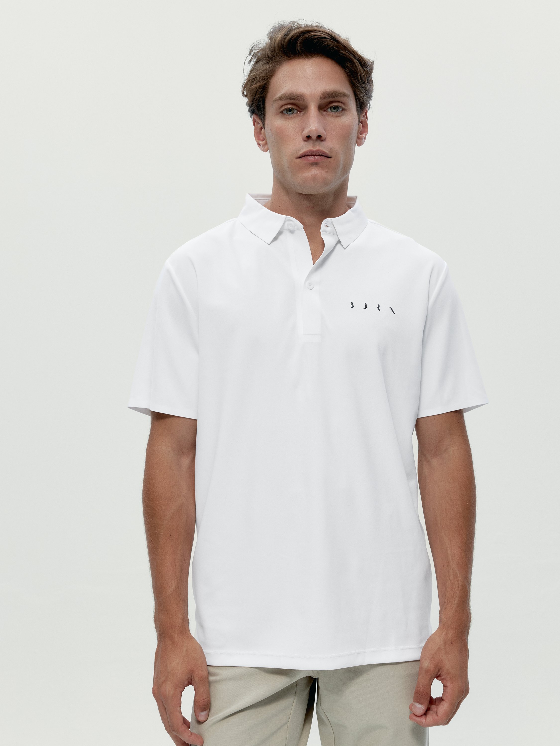 Short-sleeve performance sports polo t-shirt BORN