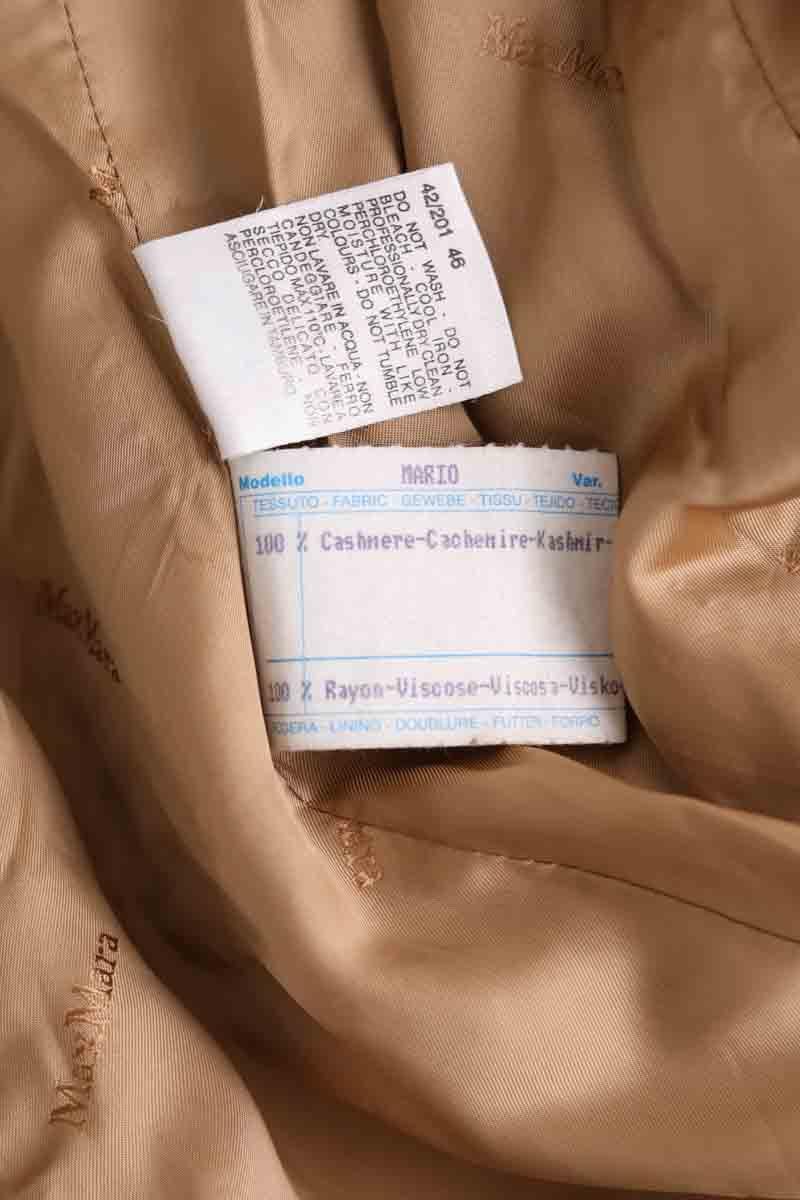 Manteau MAX MARA - Seconde Main Marron
