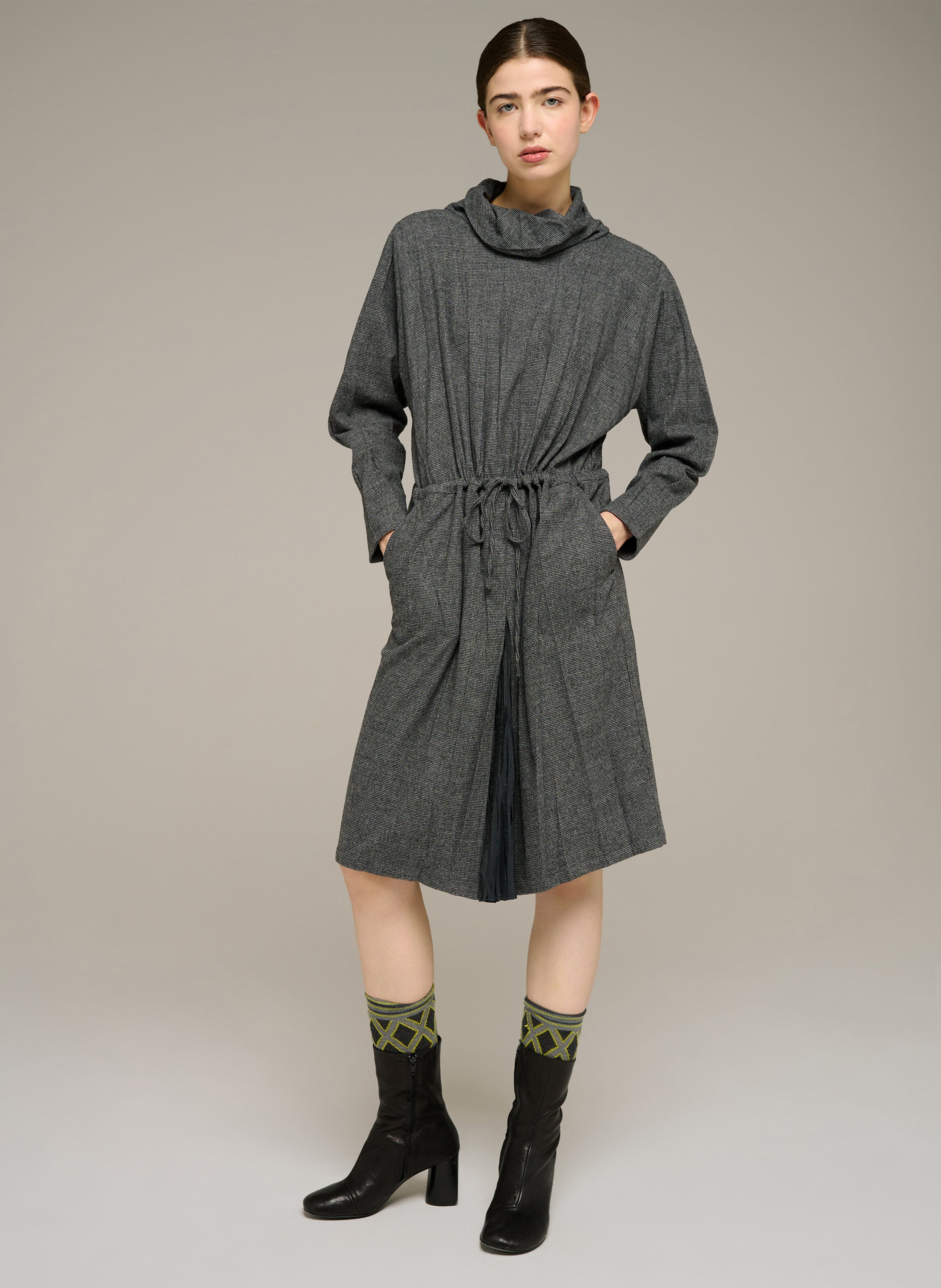 Robe courte ample  COTELAC Grau