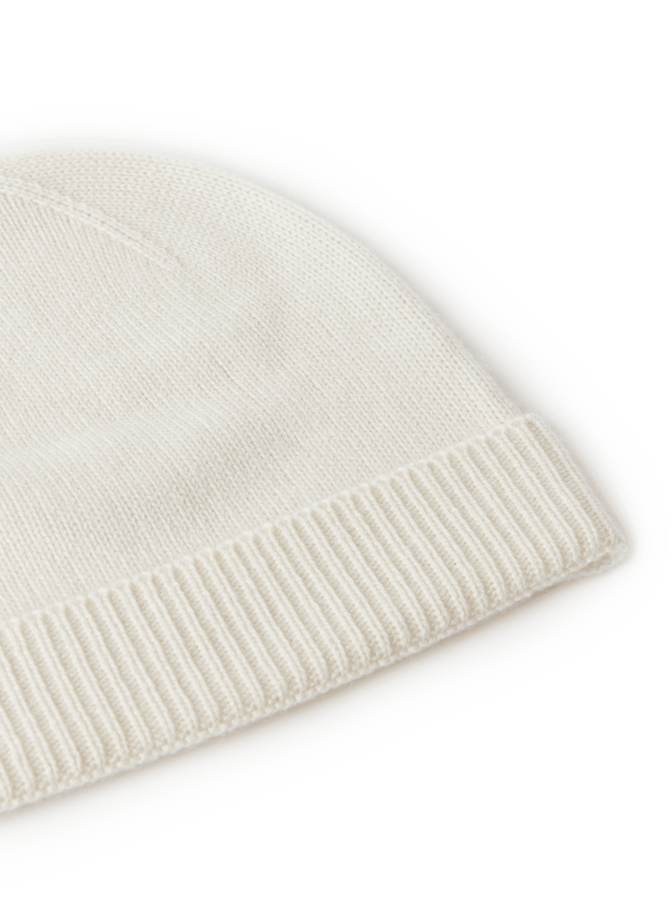 Ribbed-knit cashmere hat AU PRINTEMPS PARIS Beige