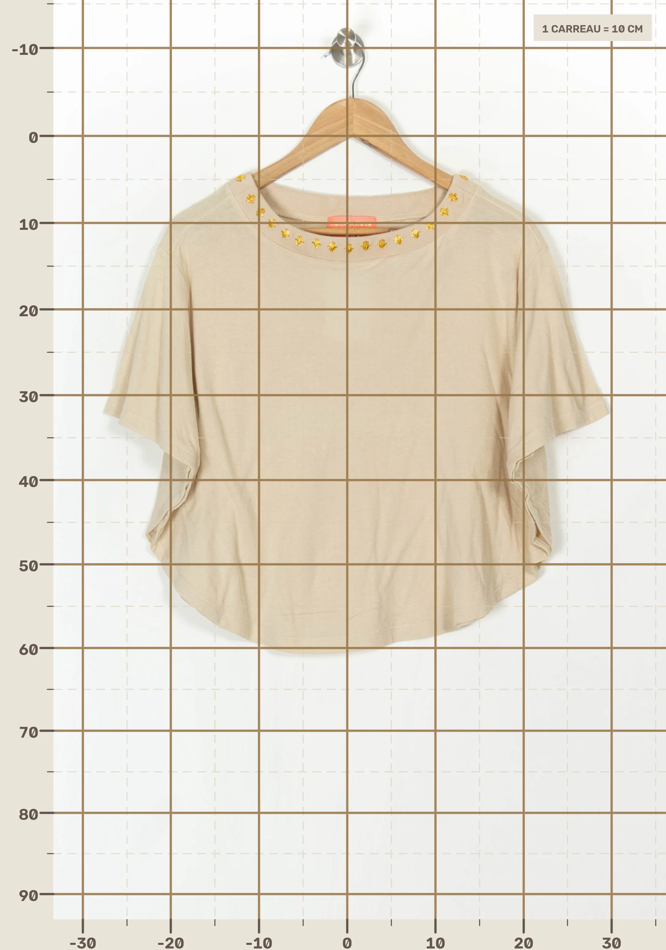 Top & tank top Manoush - Seconde Main Beige