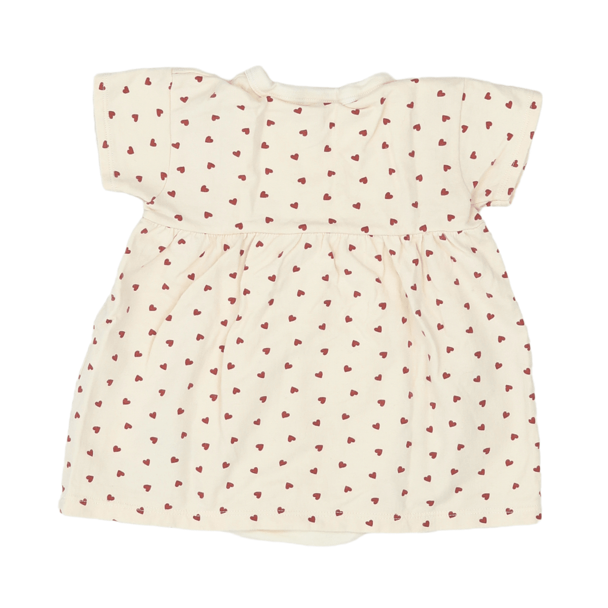 Beige Baby Dress - 12 months PETIT BATEAU - Seconde Main Beige