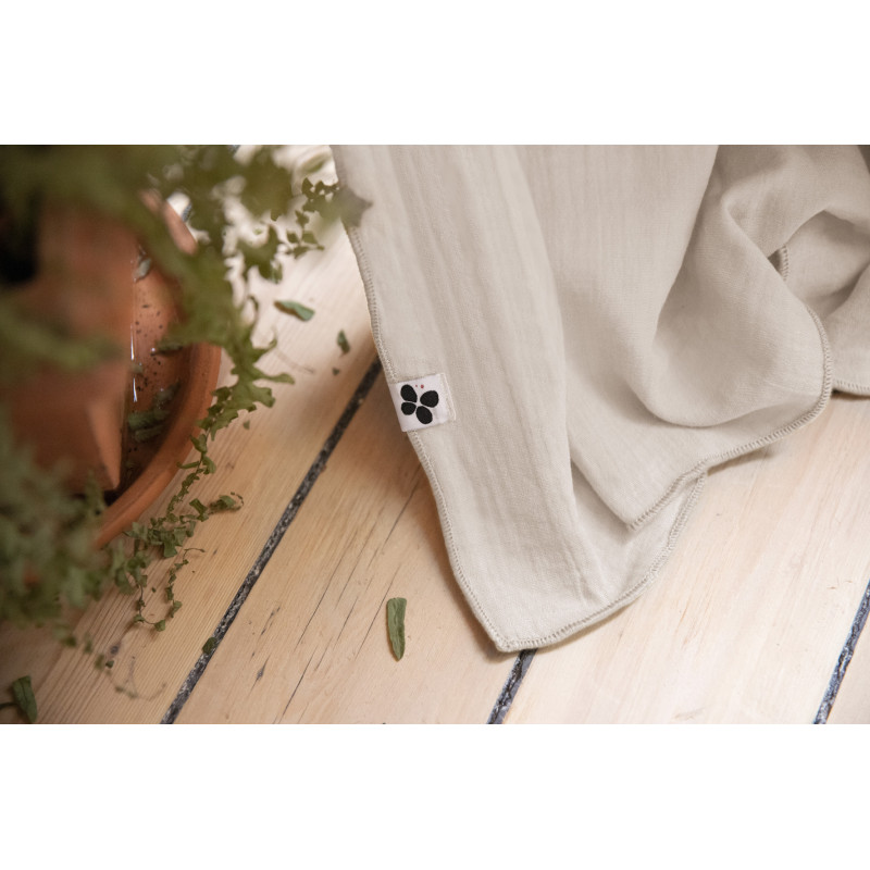 Blackout and Thermal Curtains L'EFFET PAPILLON Beige