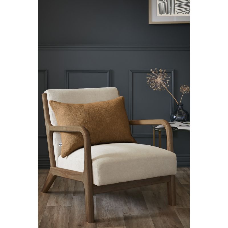 Coussin déco déhoussable 100% coton L'EFFET PAPILLON Multicolore