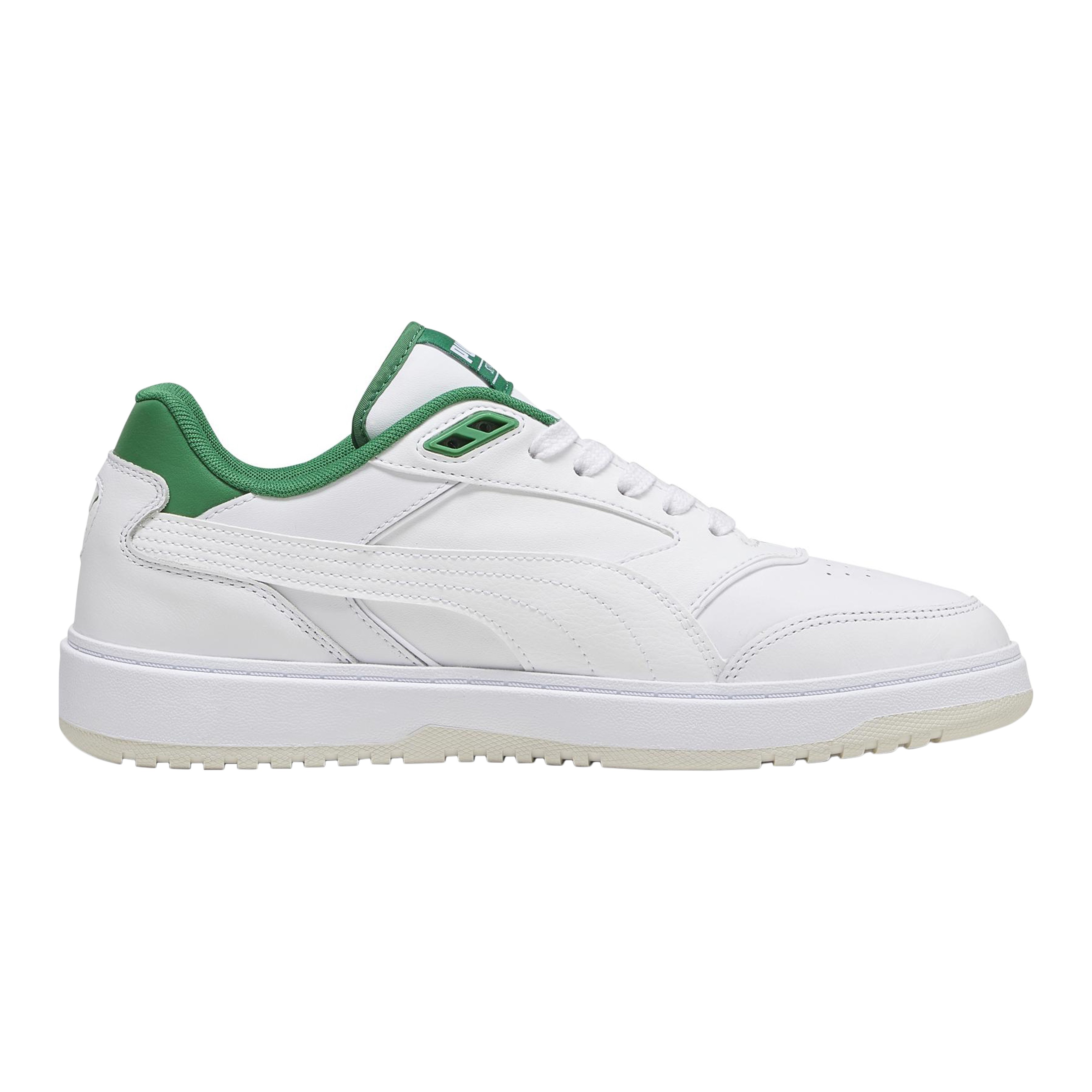 Low leather basketball sneaker doublecourt PUMA White