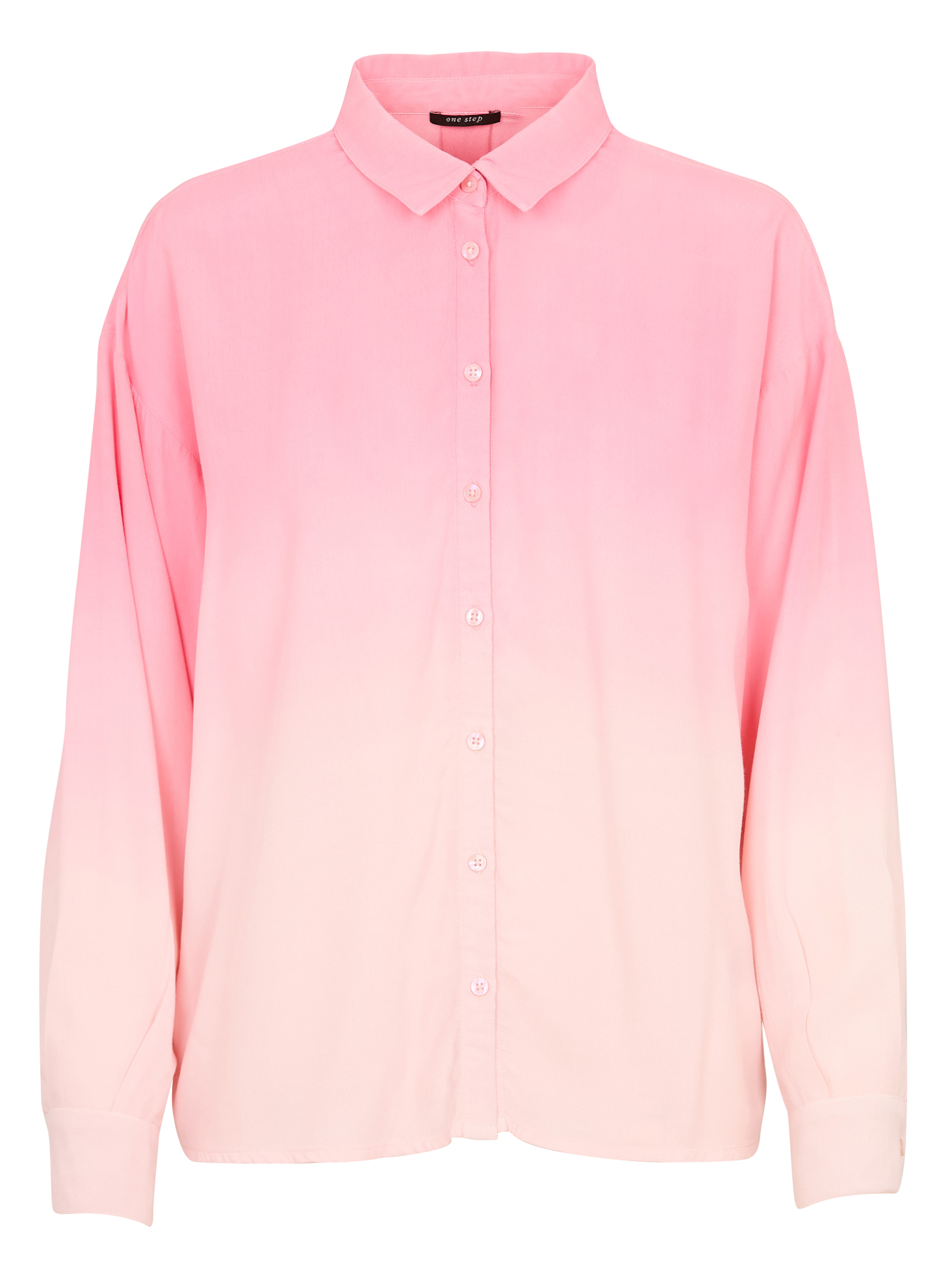 Chemise droite fluide dégradée  ONE STEP Rose