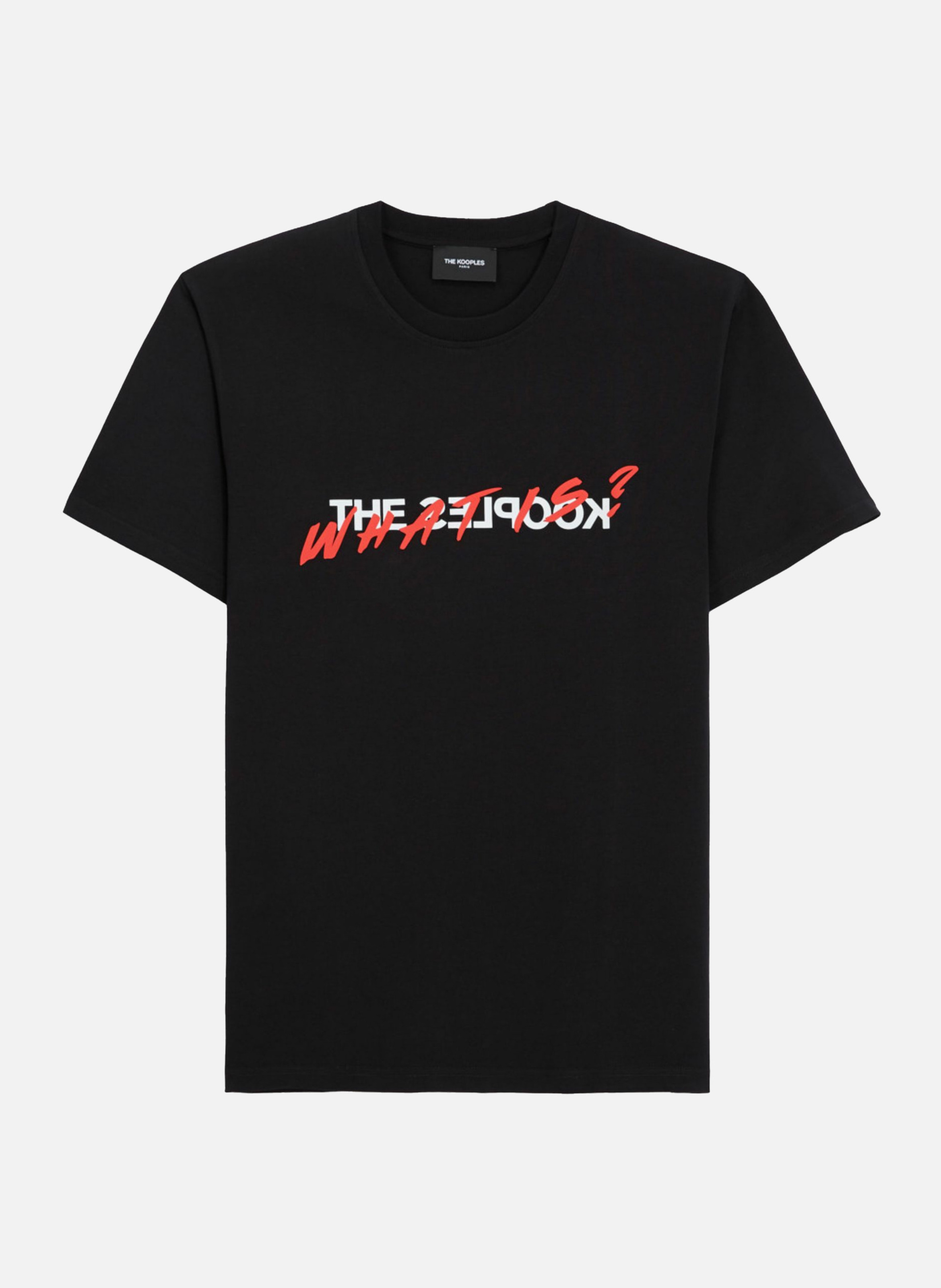 Printed logo T-shirt THE KOOPLES Black