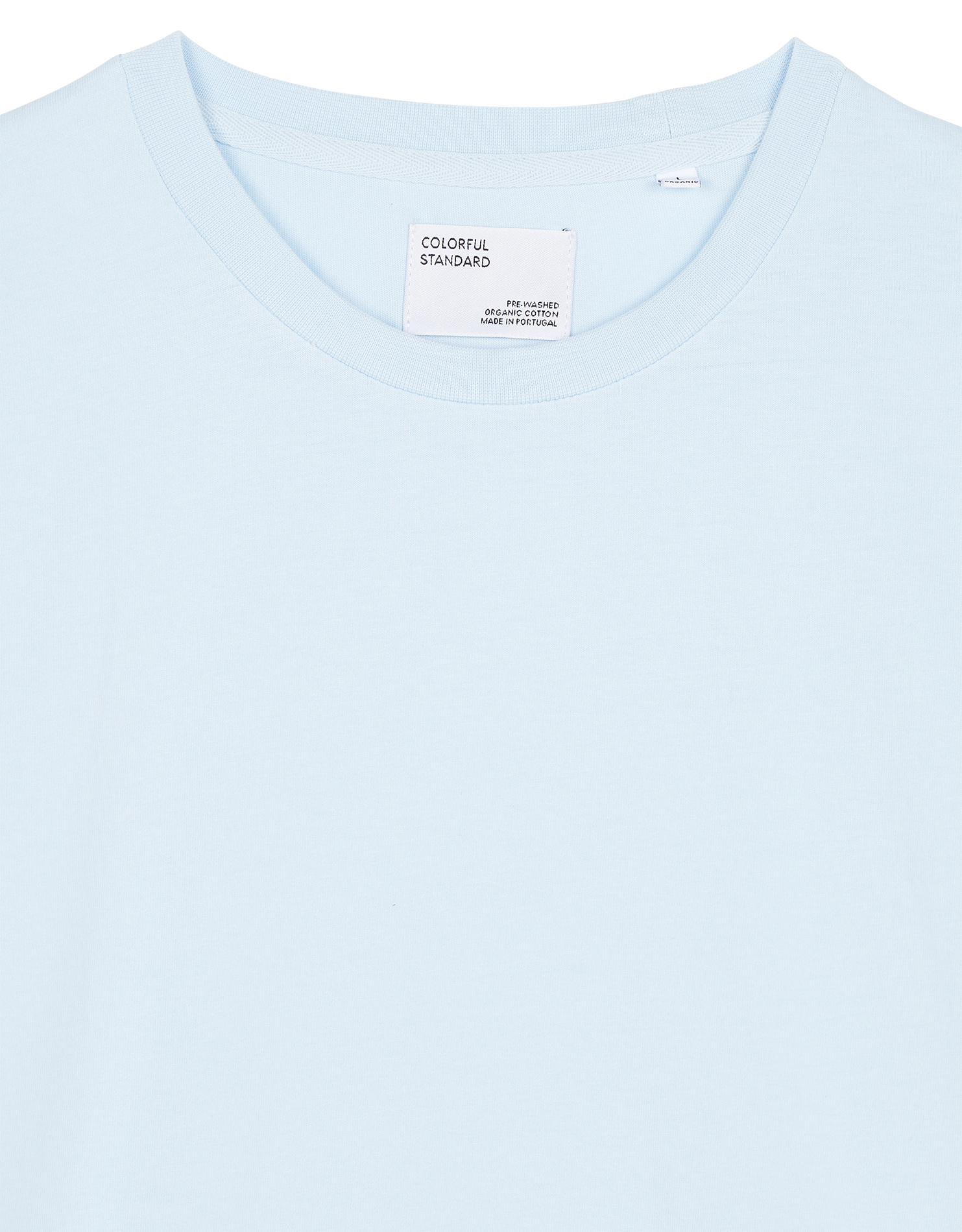 T-shirt van biokatoen met ronde hals COLORFUL STANDARD Blauw