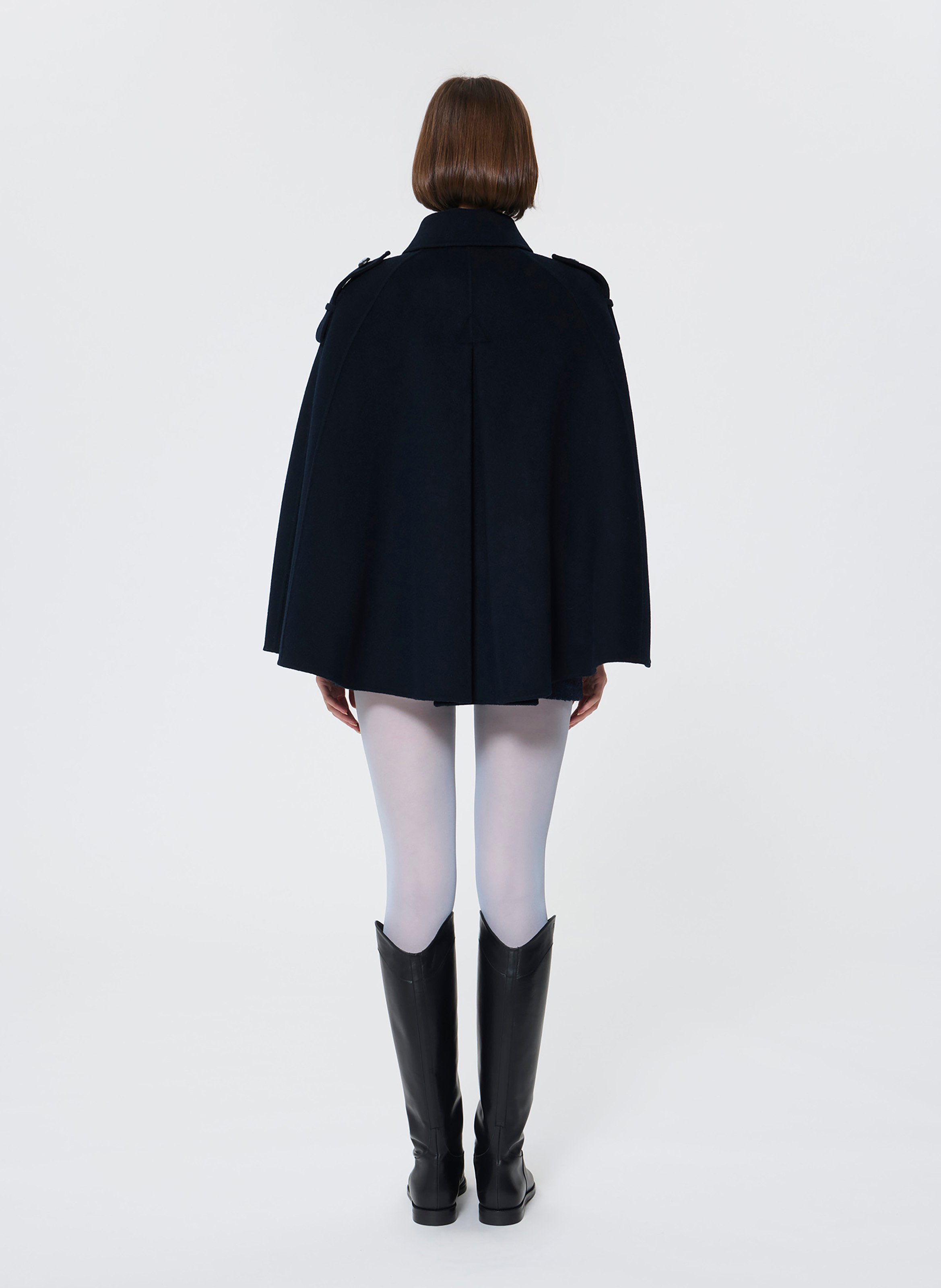 Classic-collar wool-mix coat TARA JARMON Blue