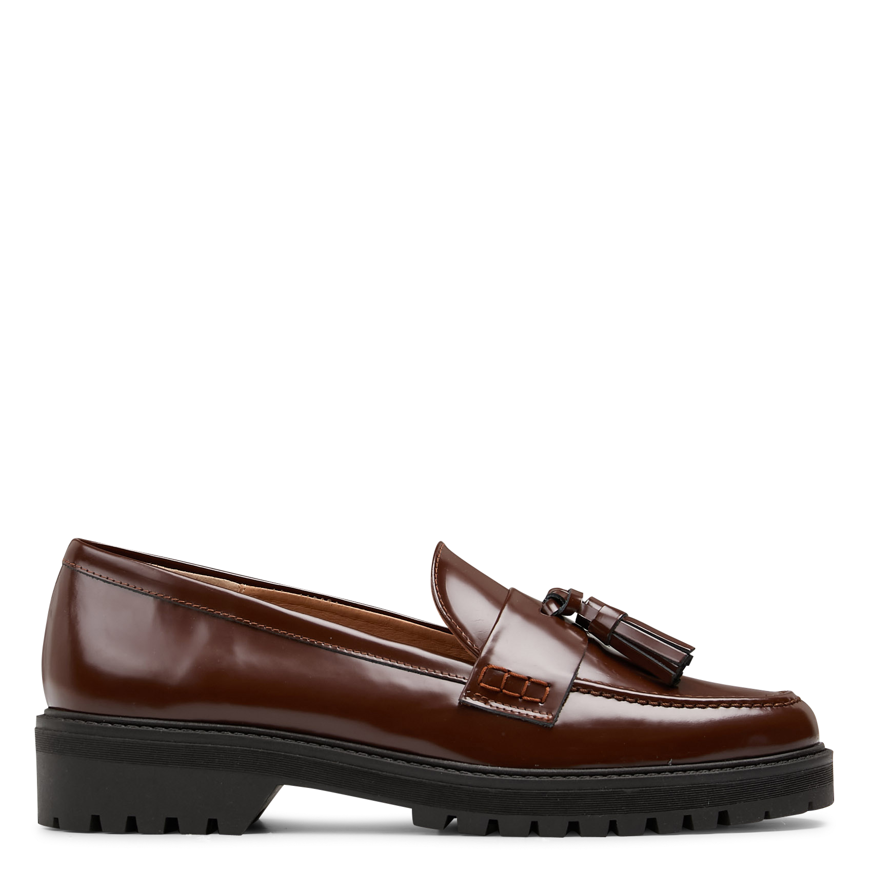 Leather moccasins MAISON 123 Beige