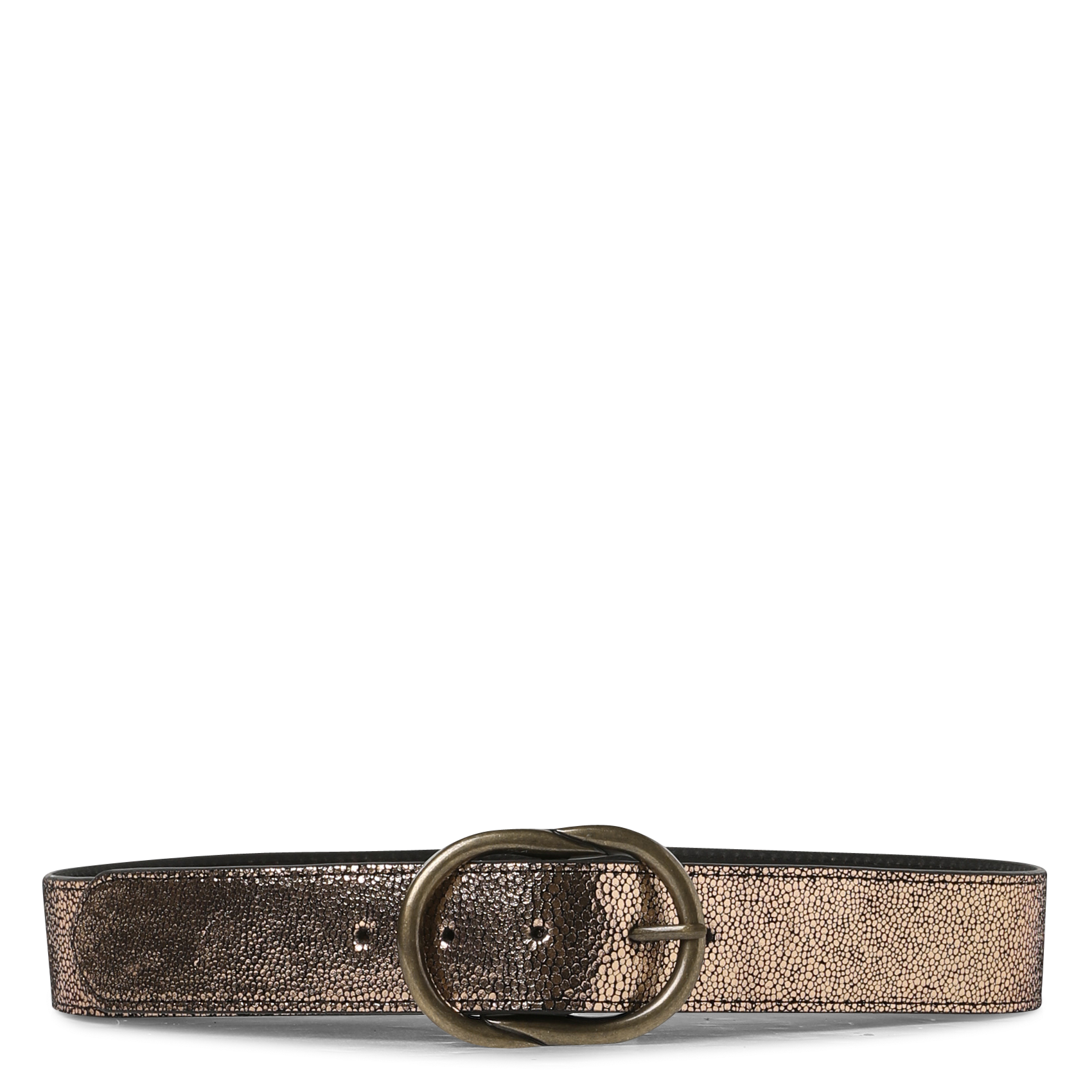 Ceinture en cuir PIECES Marron