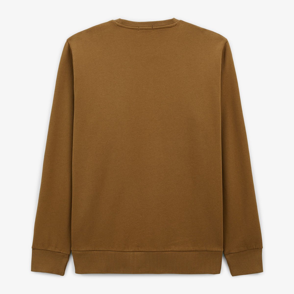 Plain round neck sweatshirt SERGE BLANCO Brown