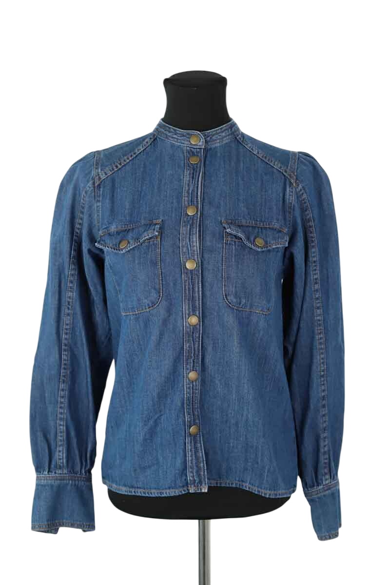 Cotton shirt SEZANE - Seconde main Blue