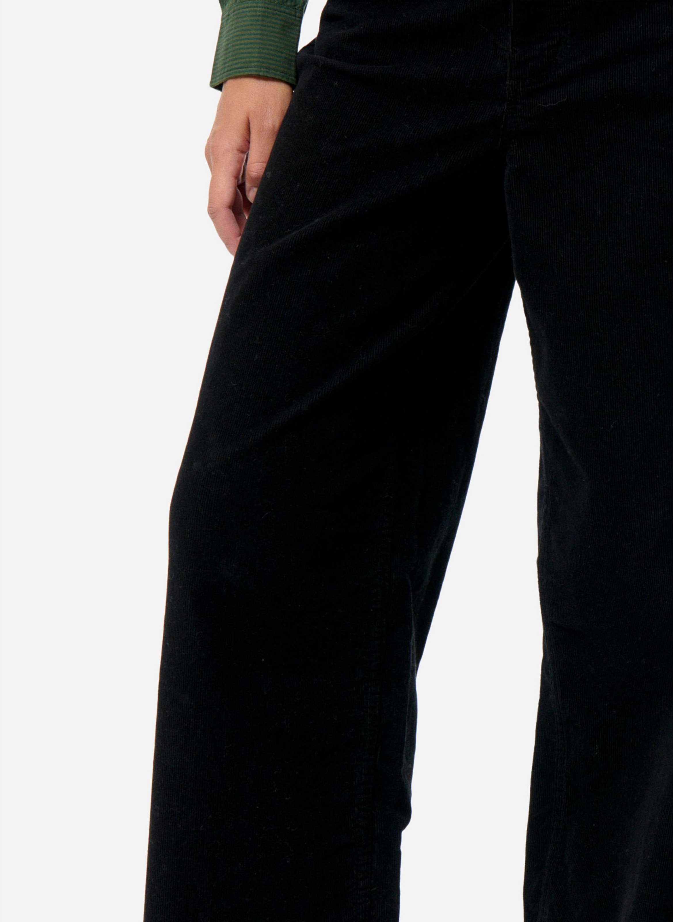 Wijde corduroy broek VANESSA BRUNO Zwart