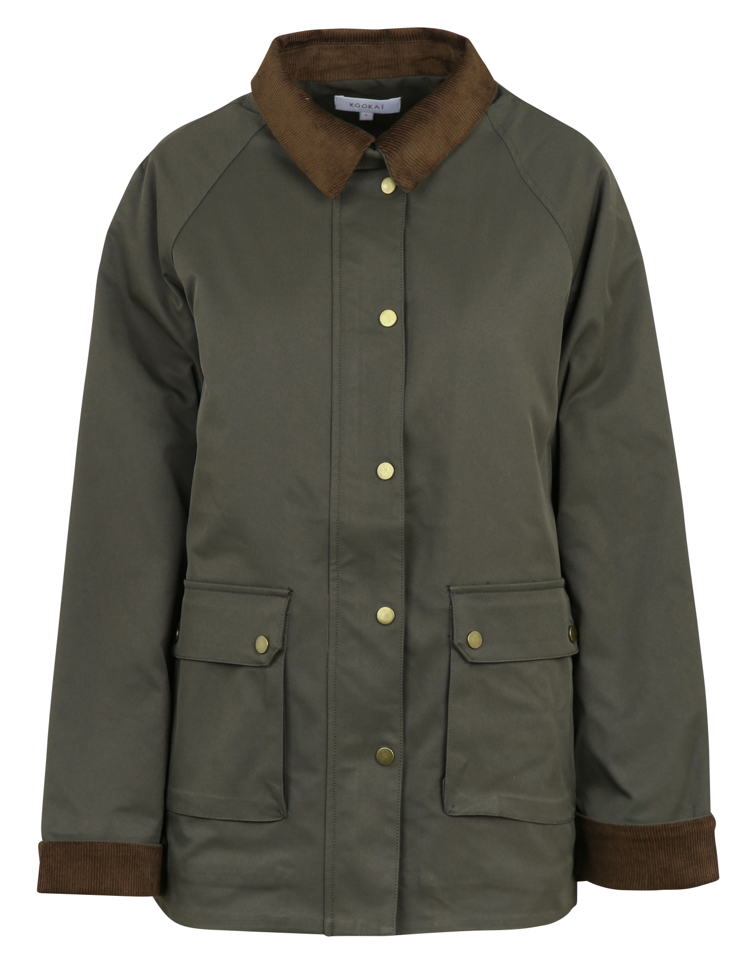 Blouson droit col classique KOOKAI Kaki