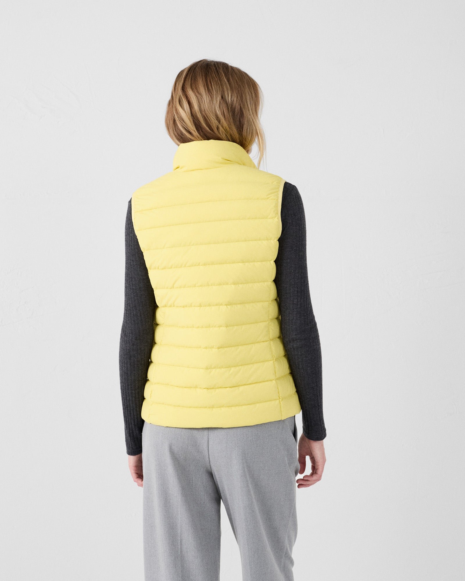 Stretch sleeveless down jacket Grenada JOTT Yellow