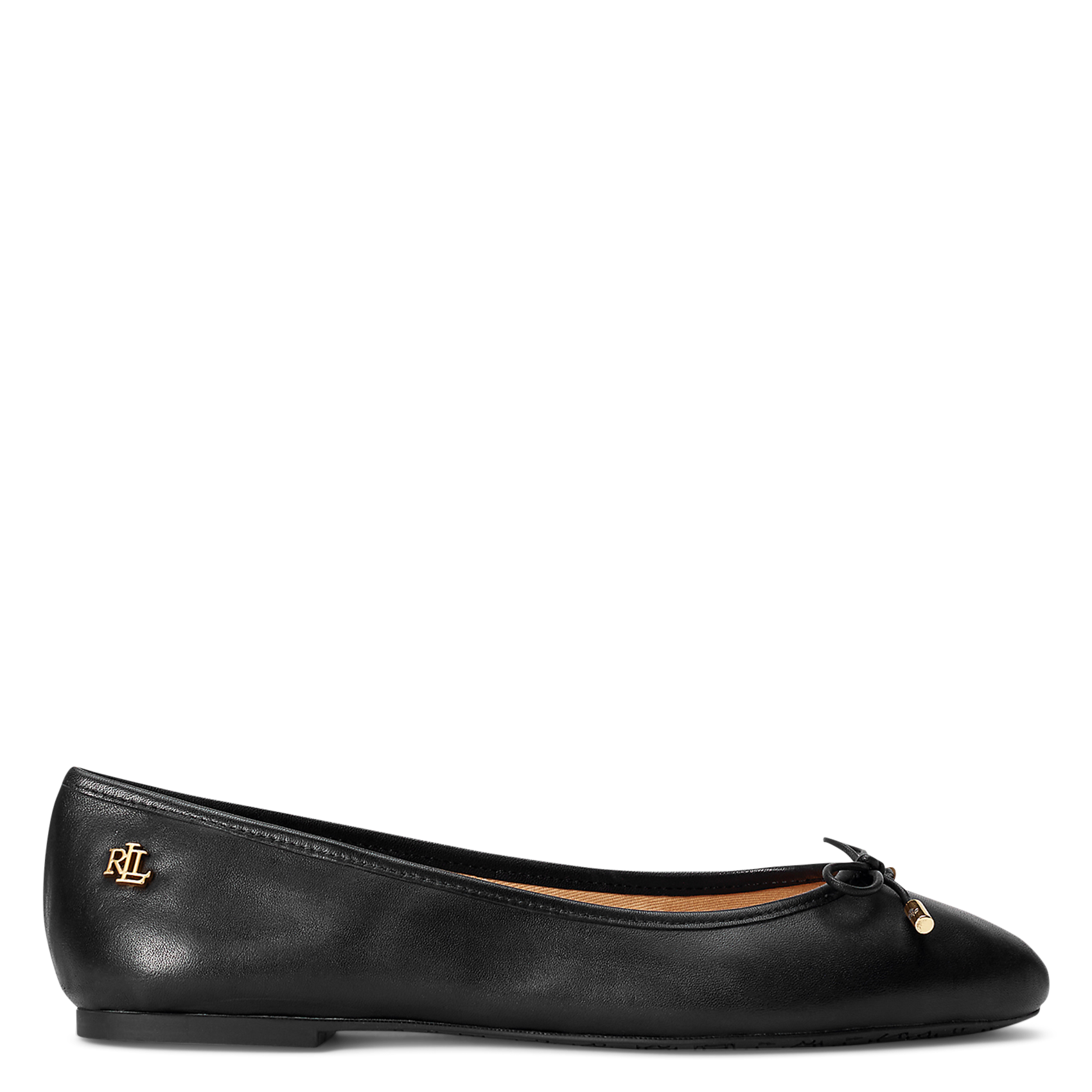 Effen leren ballerina's POLO RALPH LAUREN