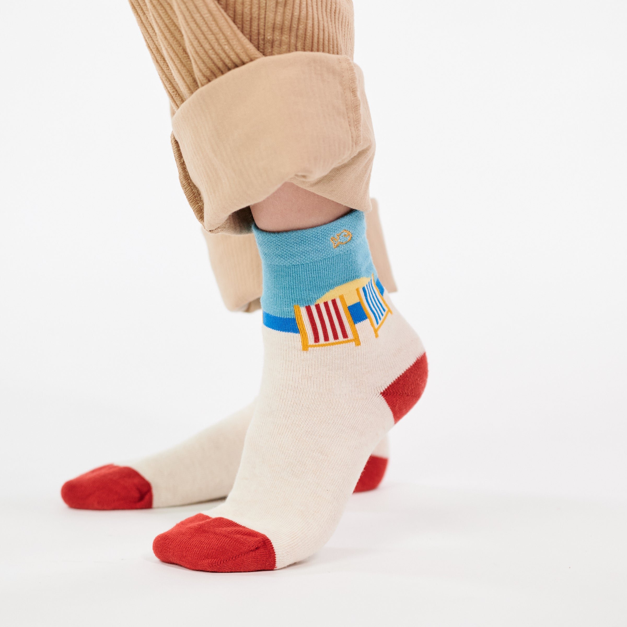 Patterned socks BILLYBELT White