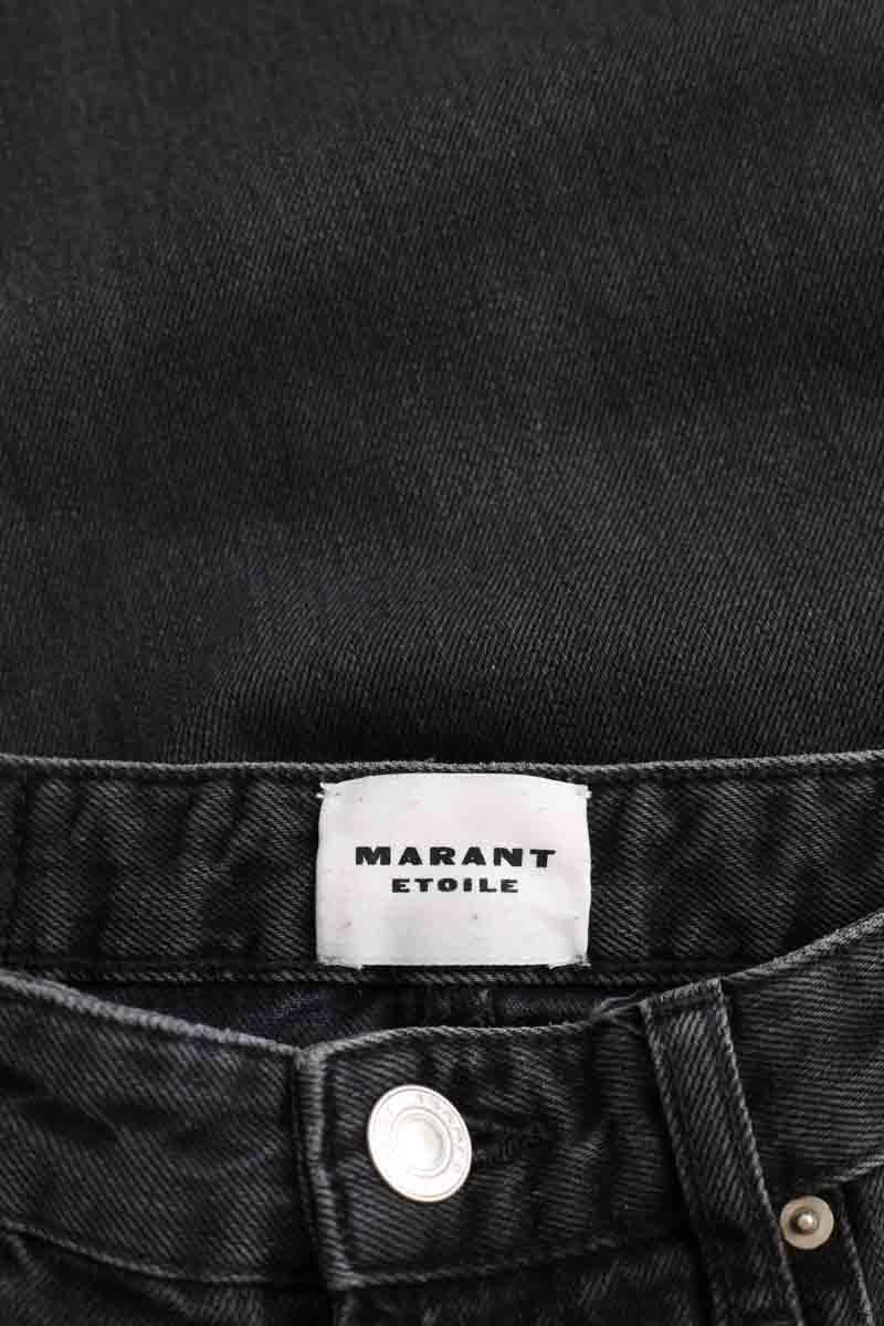 Cropped slim jeans with studs ISABEL MARANT ÉTOILE - SECONDE MAIN Grey