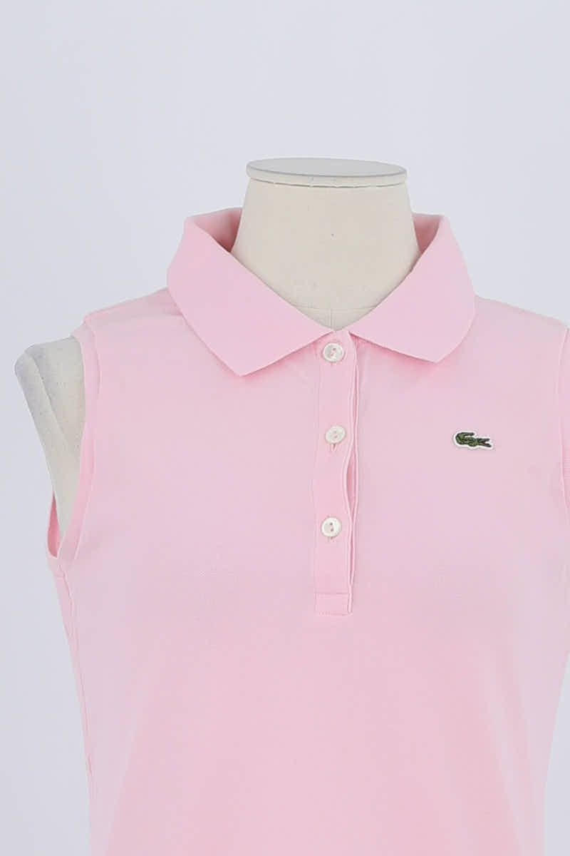 Polo LACOSTE - SECONDE MAIN Rose
