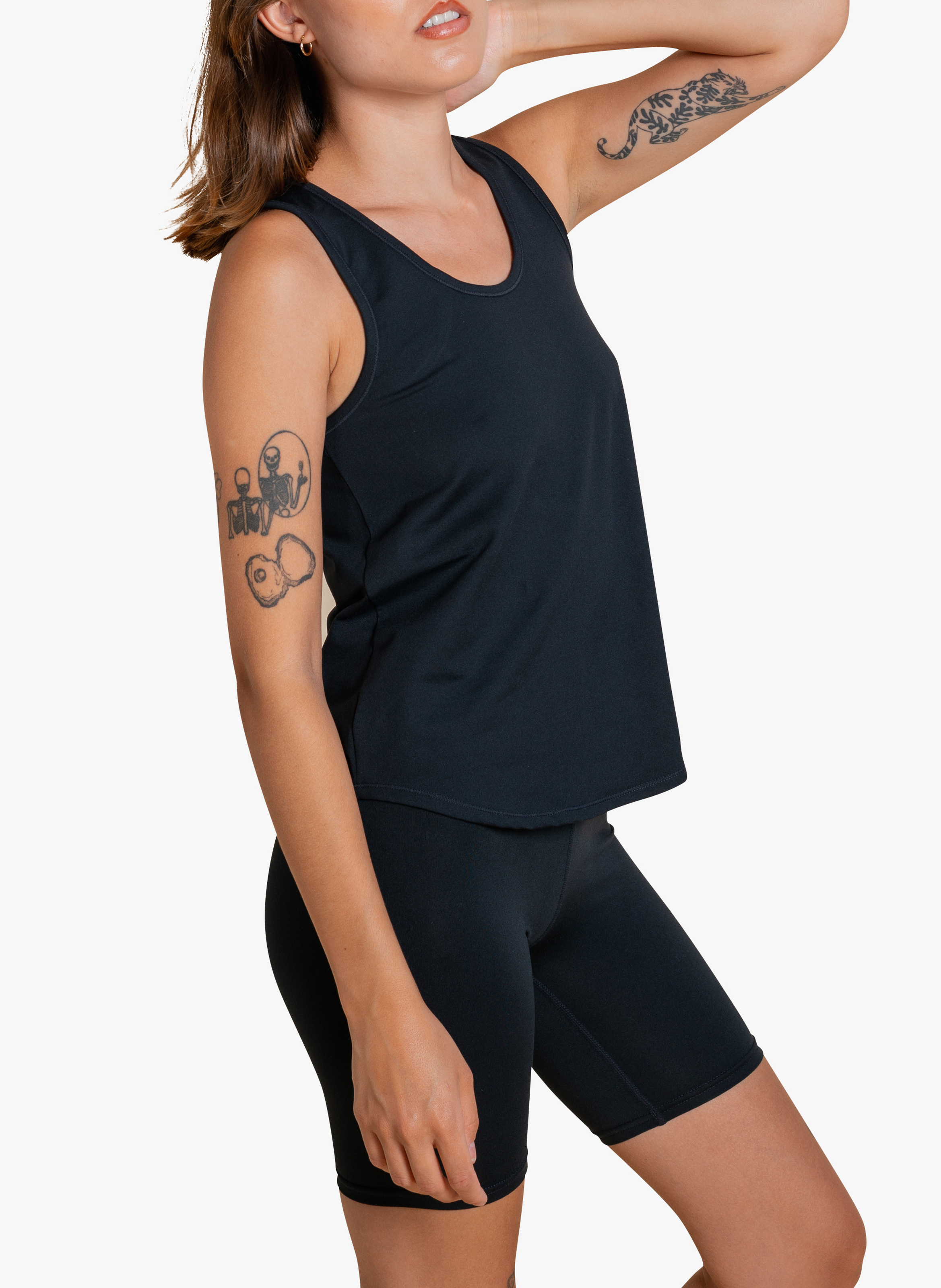 Canotta sportiva in jersey ReSet GIRLFRIEND COLLECTIVE Nero