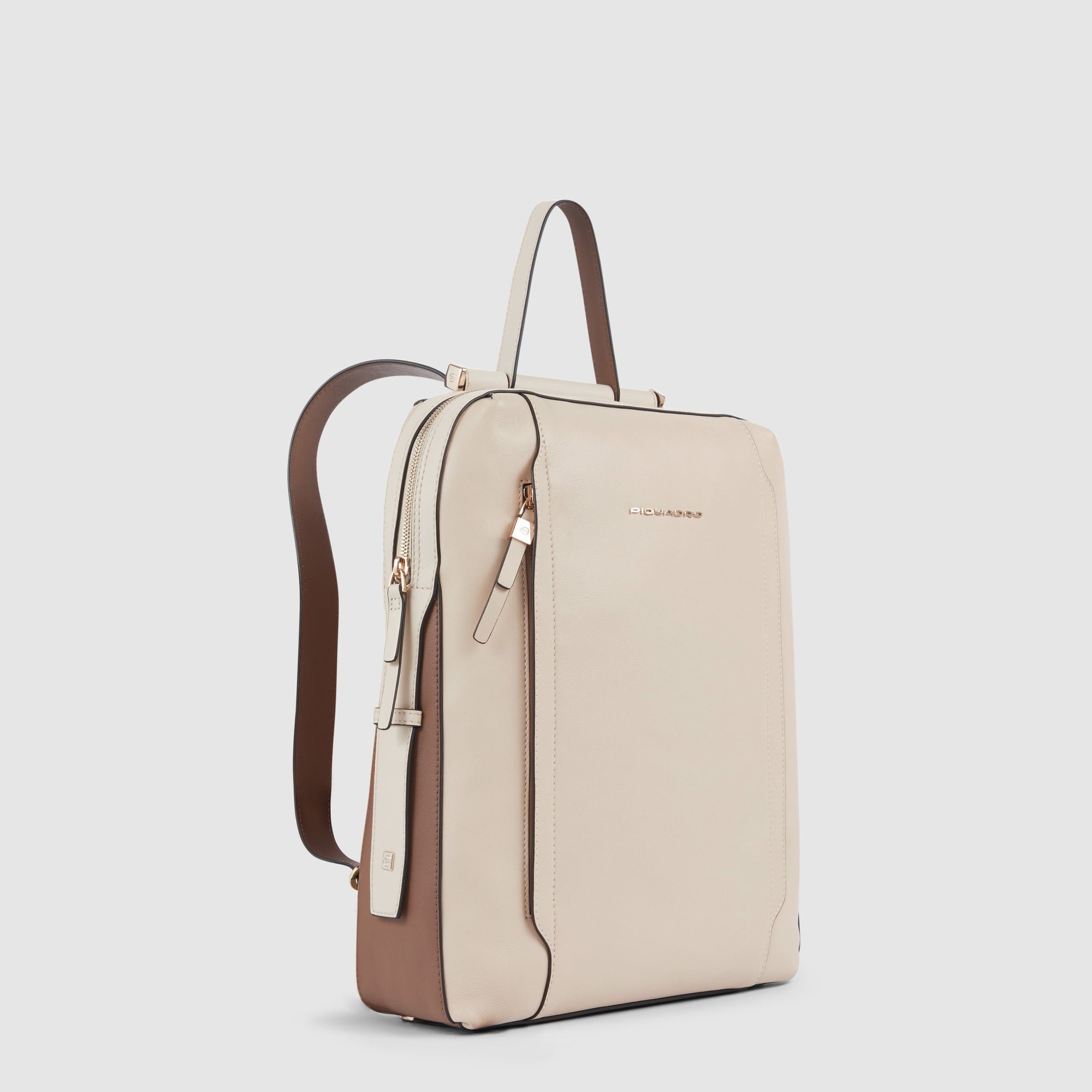 Expandable Laptop Backpack 15.6" Beige