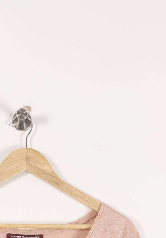 Tommy Badge T-shirt COMPTOIR DES COTONNIERS - Seconde main Pink