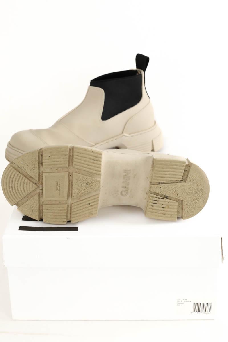 Ankle boots GANNI - Seconde Main Beige