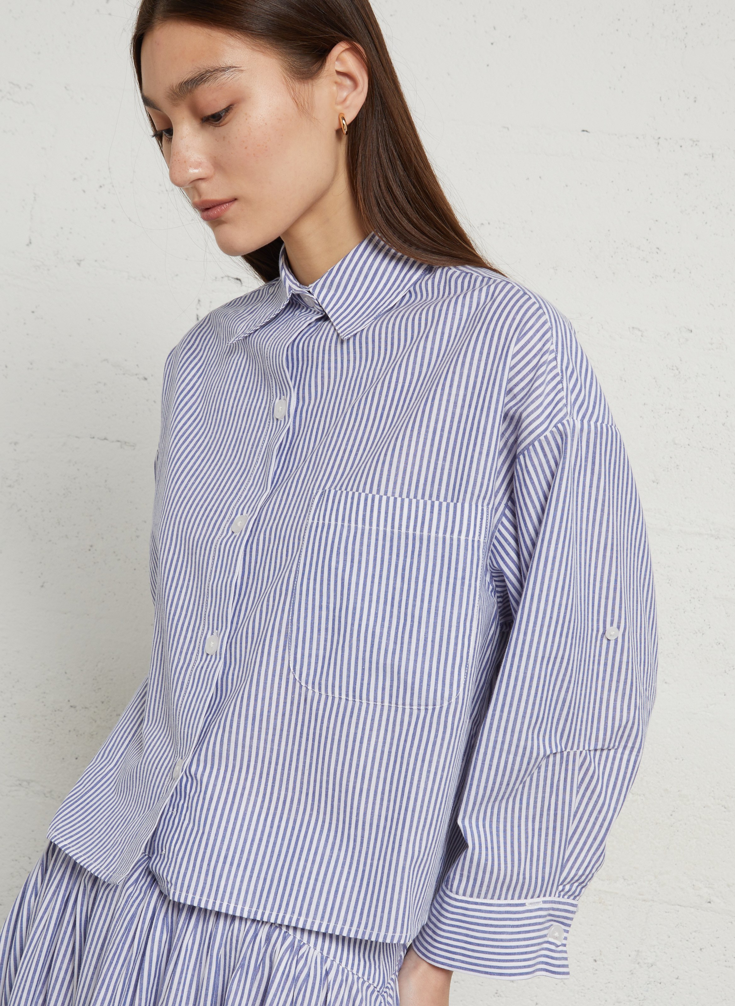 Loose-fit check cotton shirt RAE ANTWERP Multicolored