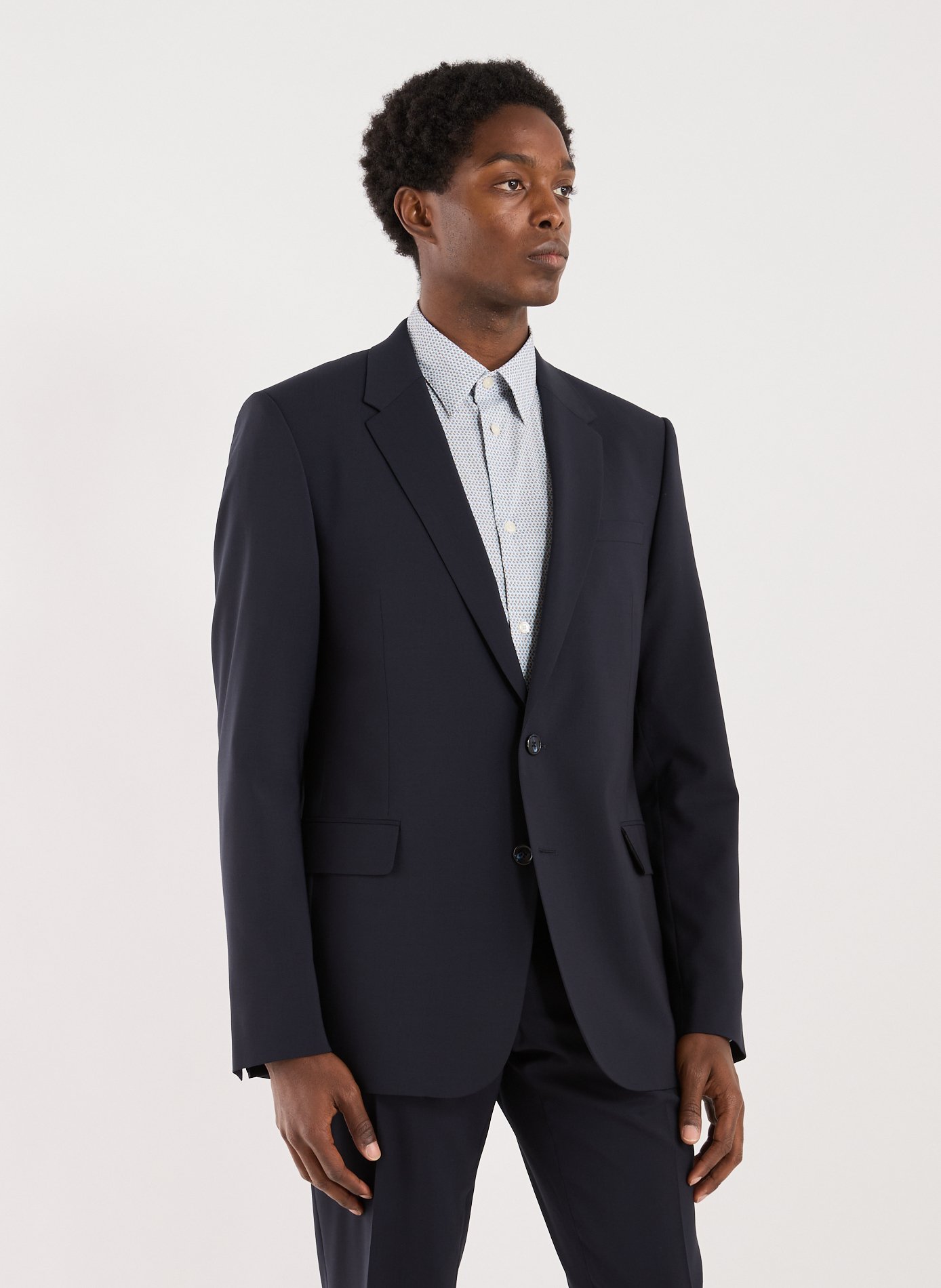 Solid Wool Blend Blazer - Dostum-S V AU PRINTEMPS PARIS Blue