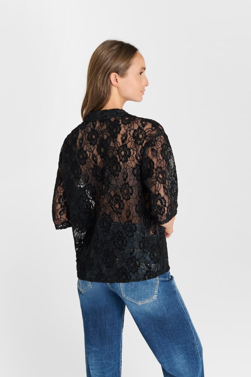 Buttoned shirt LE TEMPS DES CERISES Black