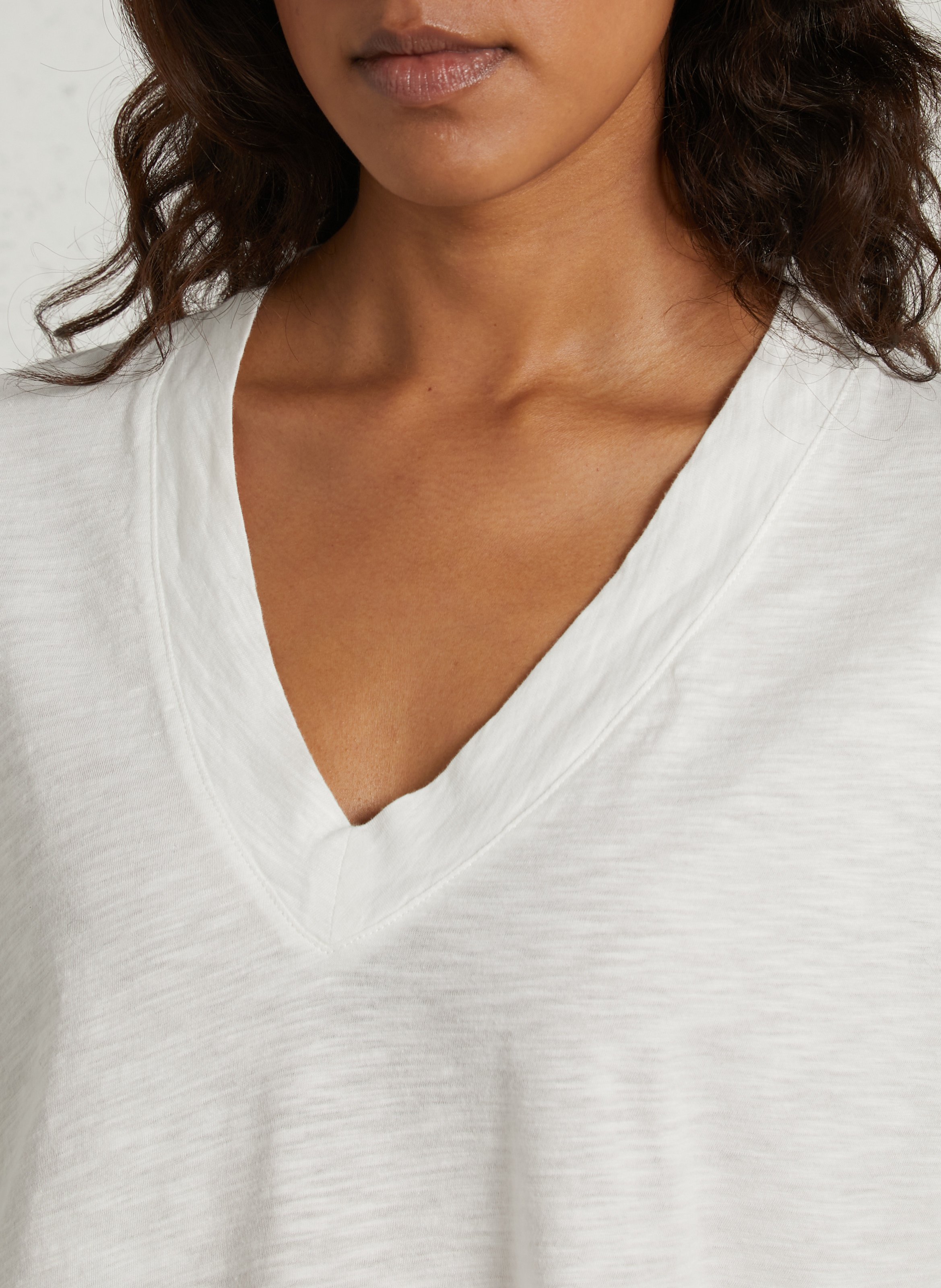 T-shirt ample manches longues en coton BENSIMON Beige